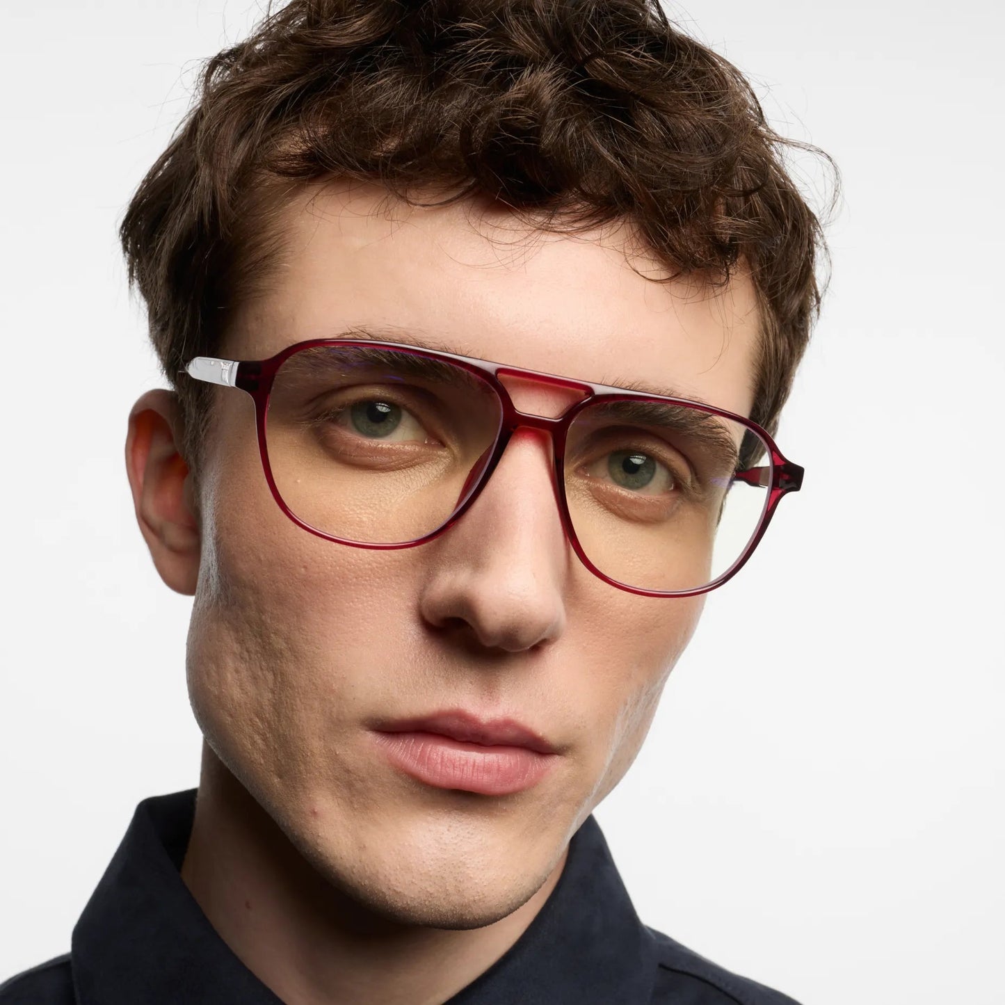 Barner Blue Light Glasses - Brad Cherry Lacquer