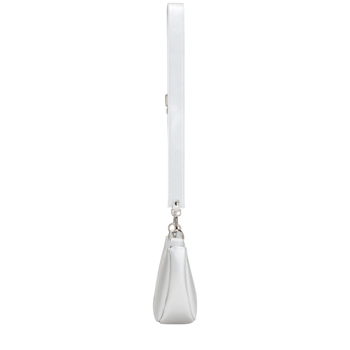 Slouch Crossbody Bag Silver