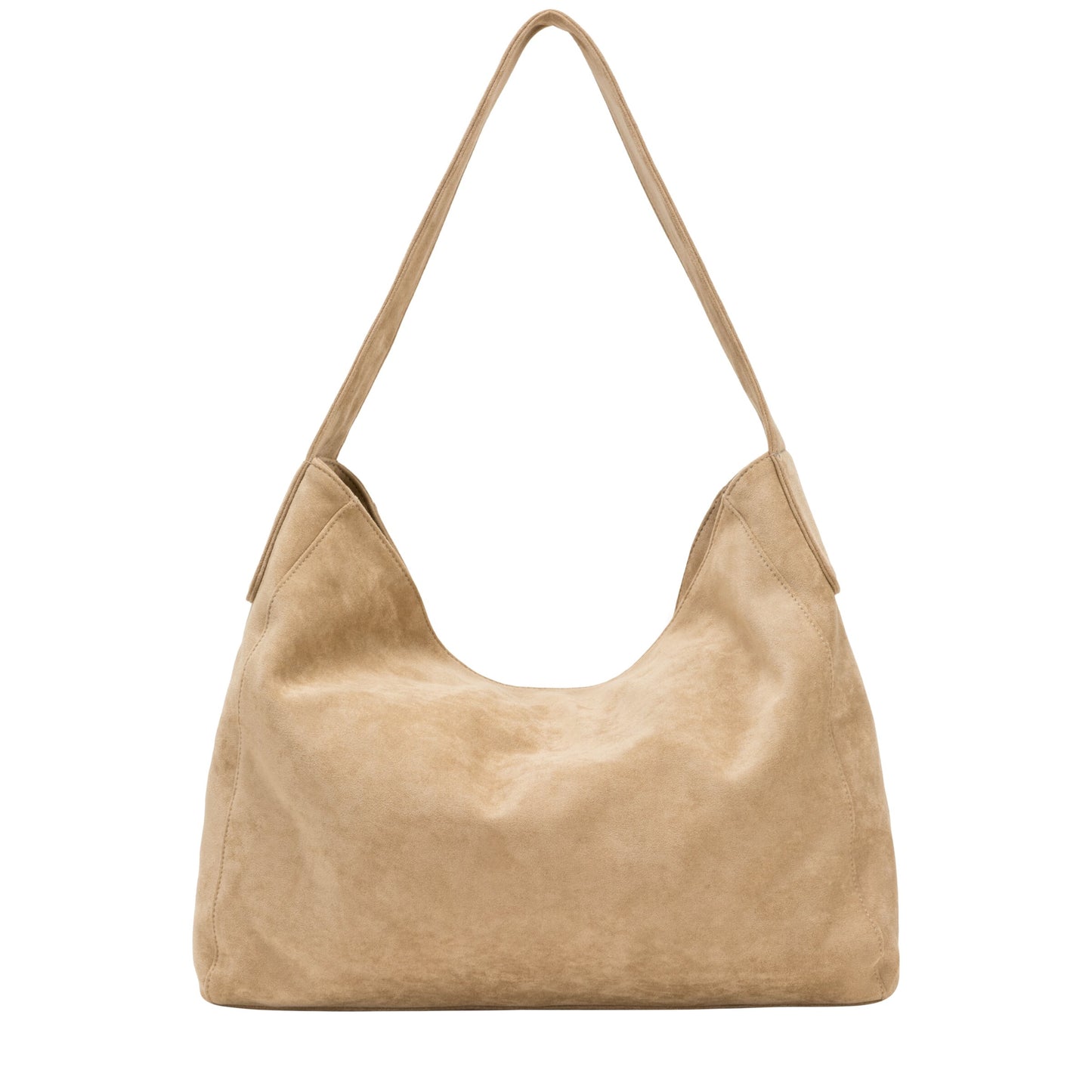 Suede Single Strap Shoulder Bag