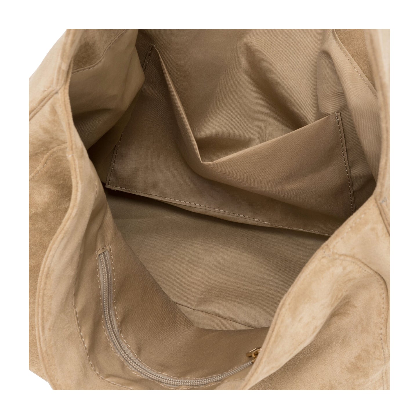 Suede Single Strap Shoulder Bag