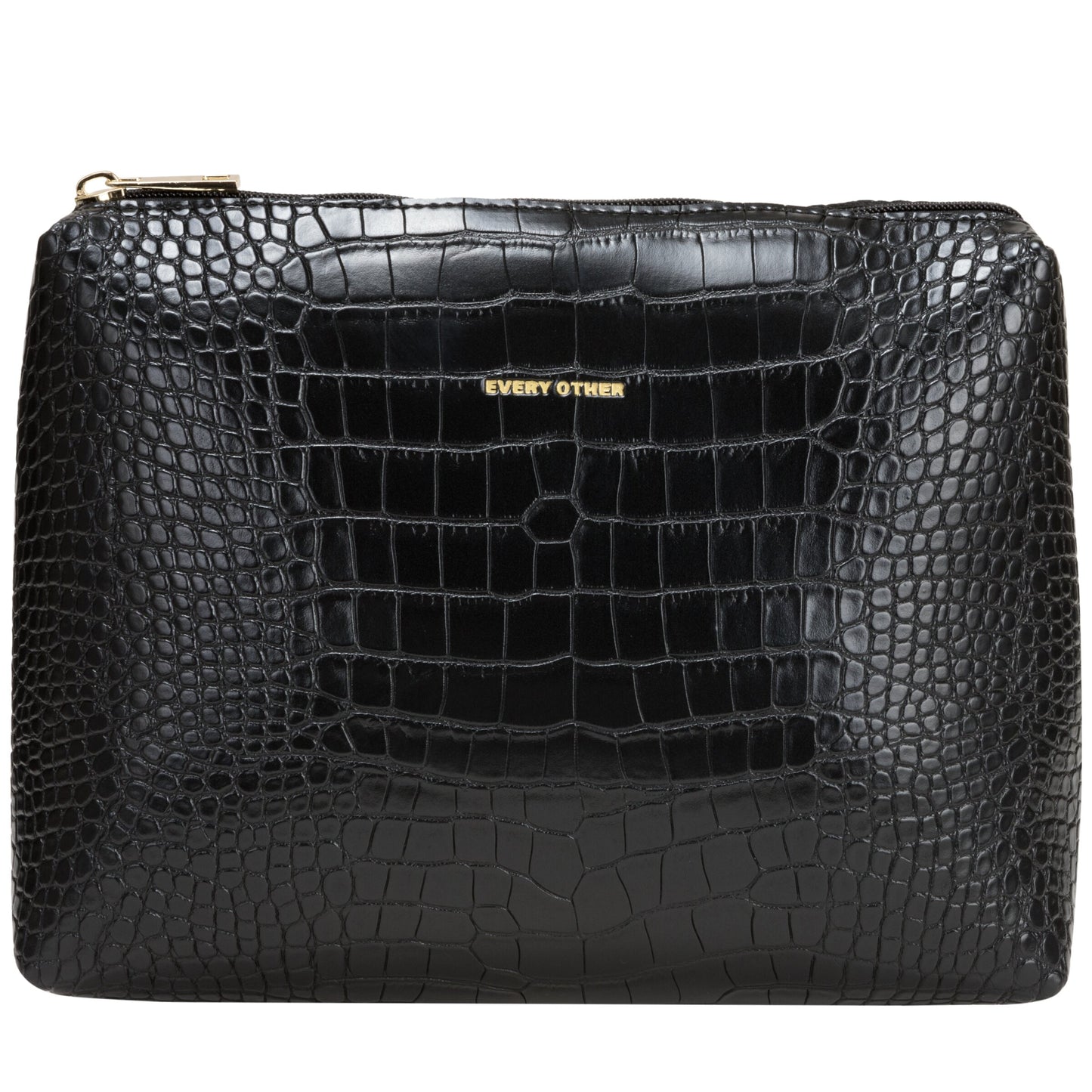 Croc effect large tote bag