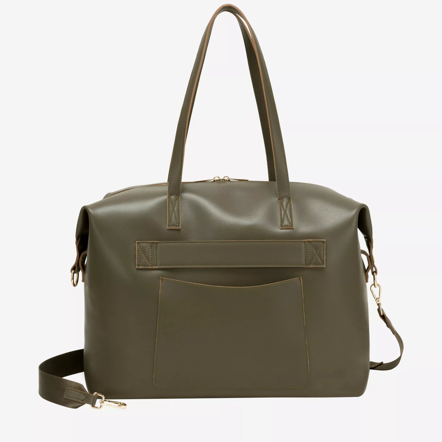 Large Dark Taupe Holdall Bag