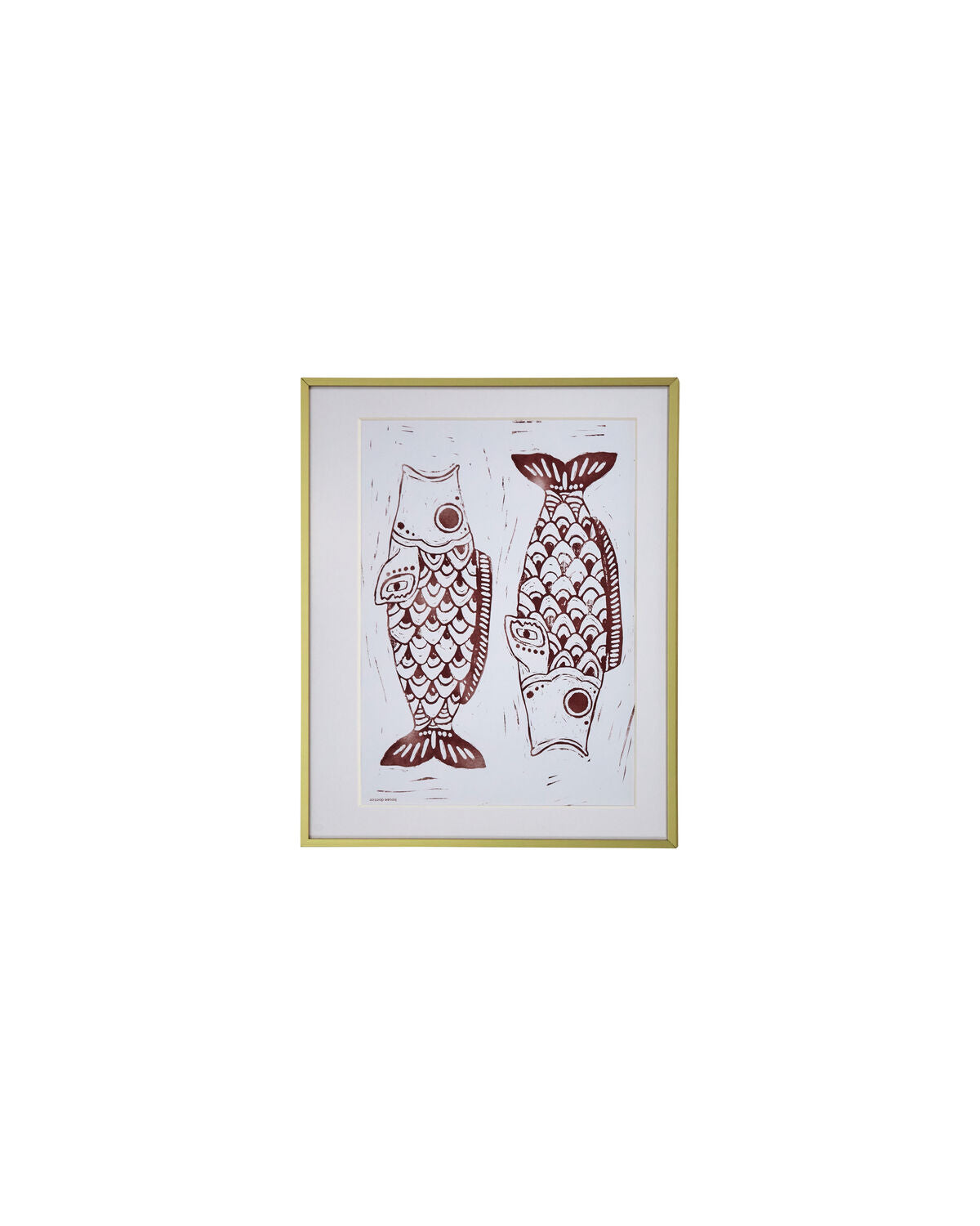 Framed Fish Wall Art