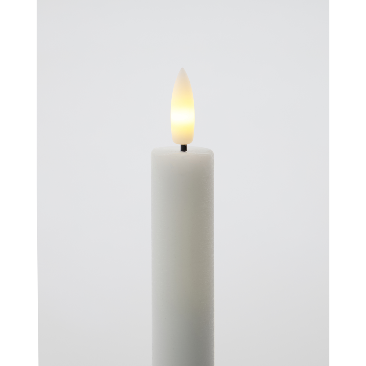 White LED Dinner Candles Short