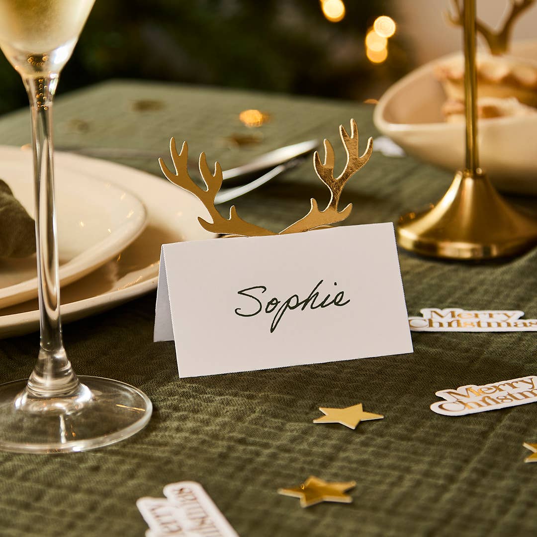 Antler Place Cards - Pack of 10