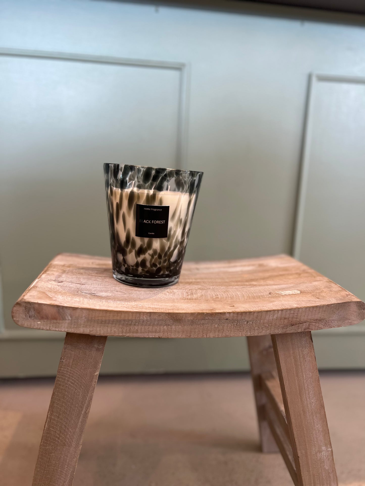 Luxury Glass Speckled Candle