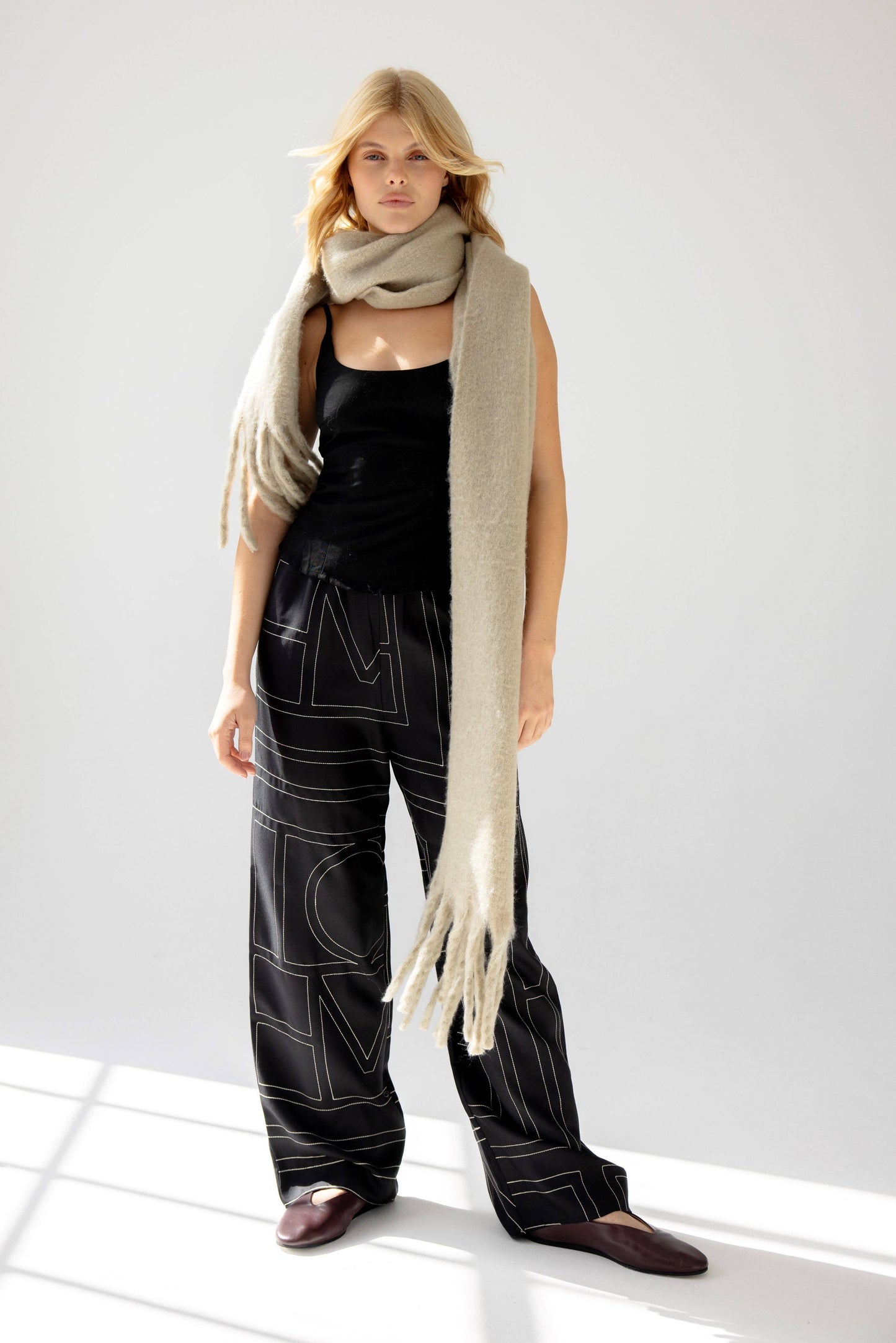 The Reykjavik Scarf - 100% Recycled - Arctic Grey - AW24