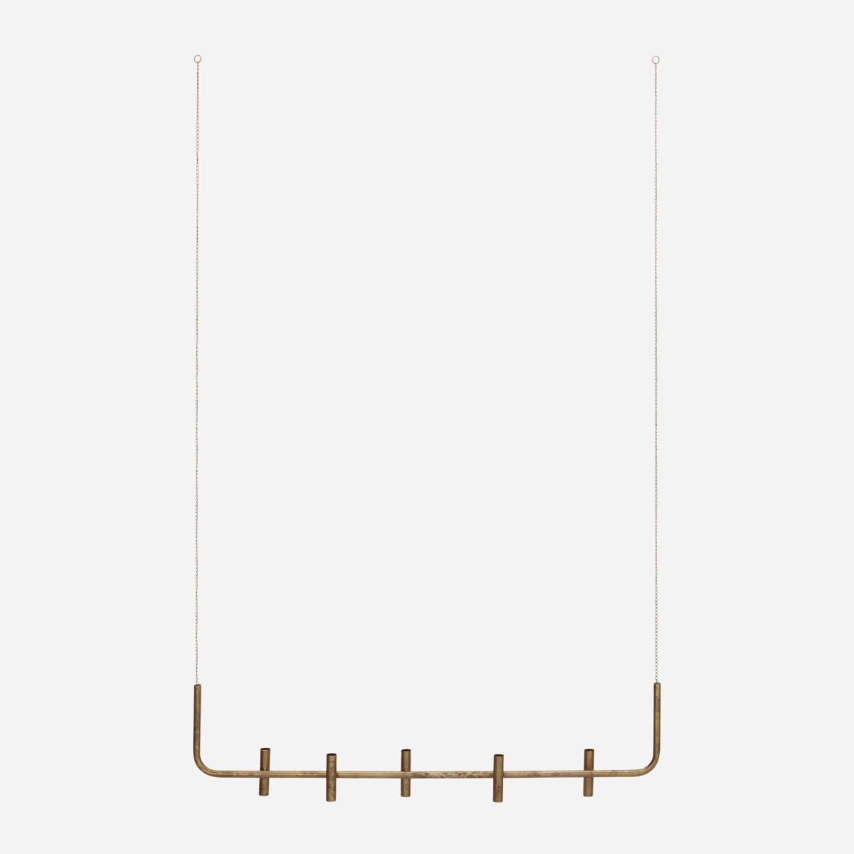 Antique Brass Hanging Candle Holder - MarramTrading.com