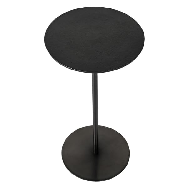 Black Round Pedestal Table - MarramTrading.com