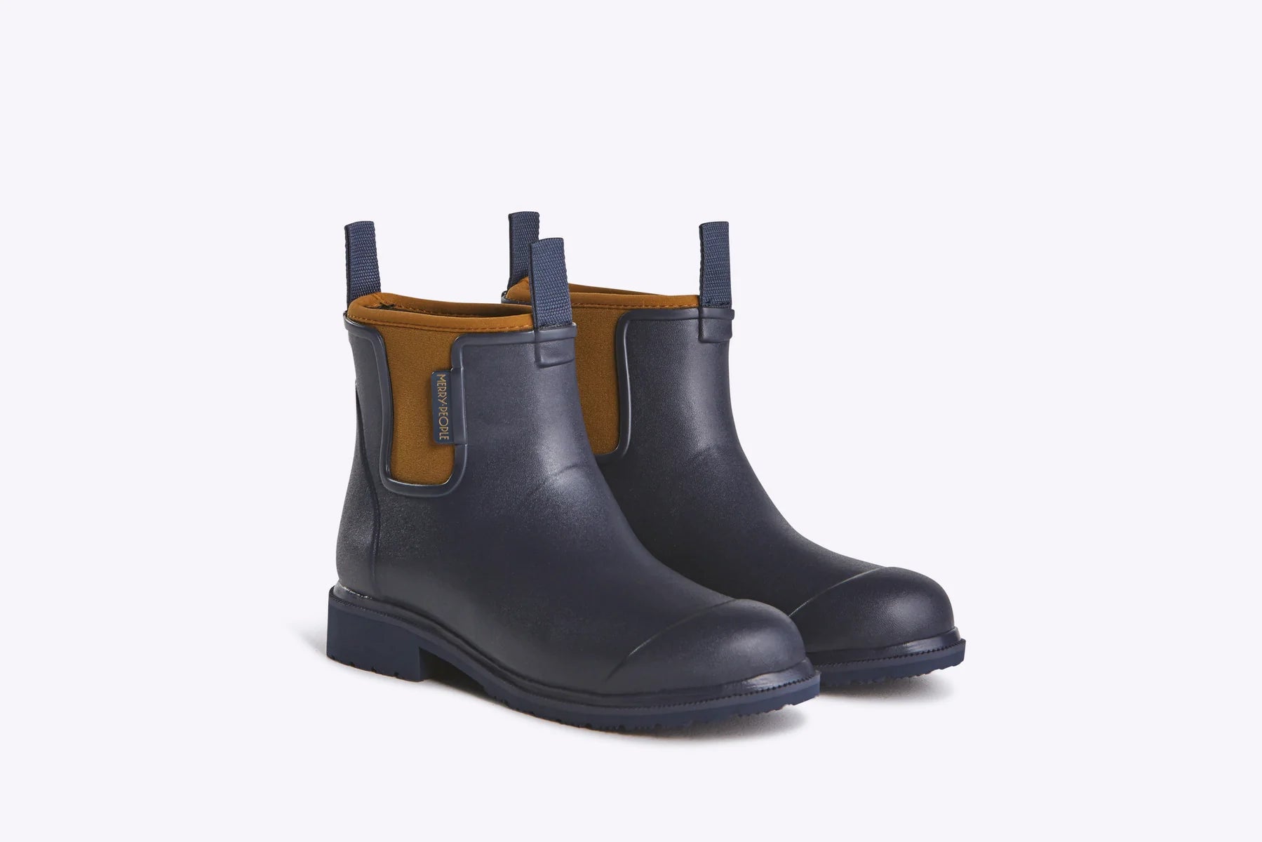 Bobbi Wellington Boot Oxford Blue Tan MarramTrading