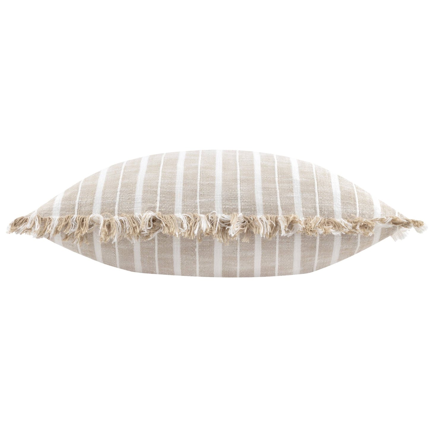 Bowman Striped Cushion Natural - MarramTrading.com