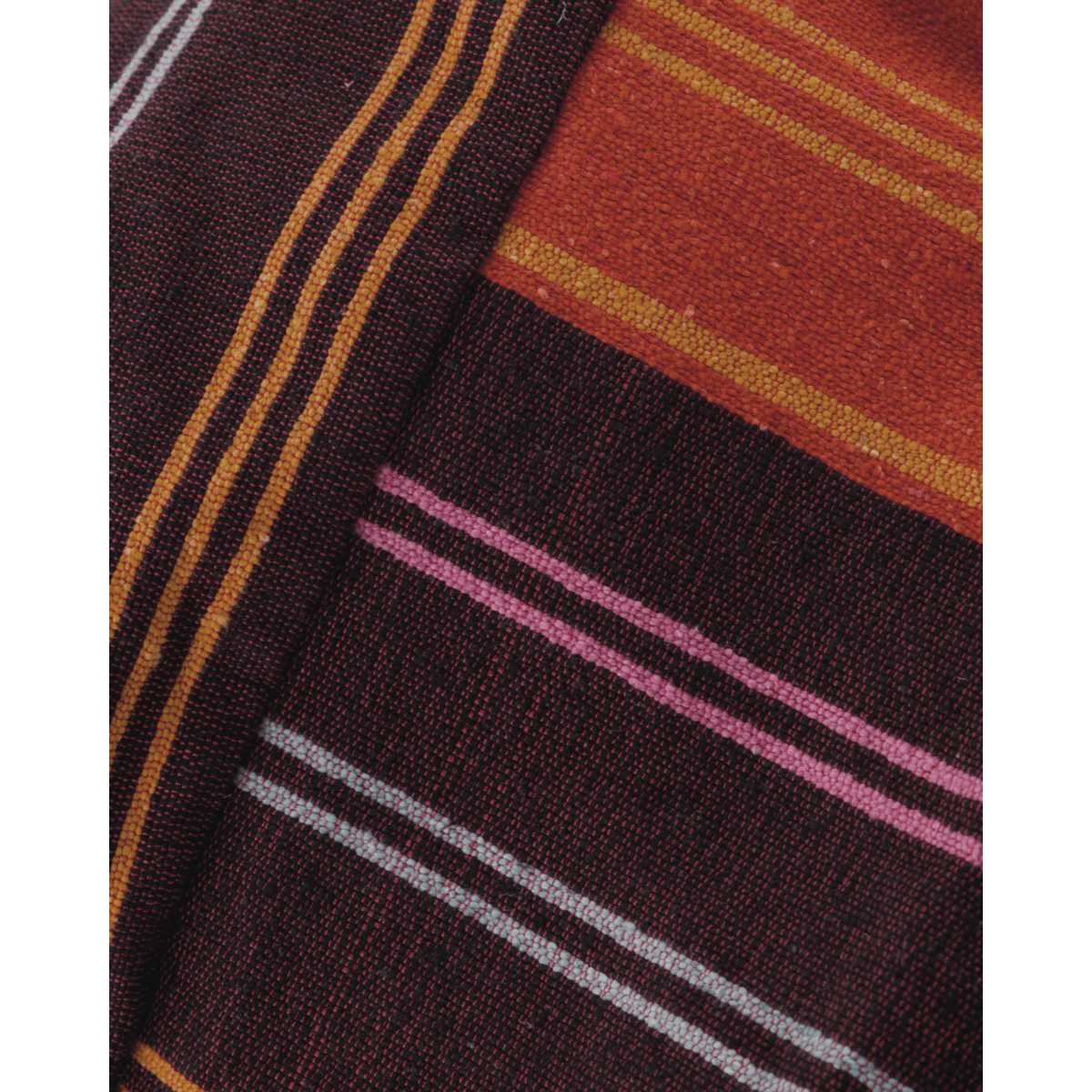 Burnt Red Stripe Shopper - MarramTrading.com