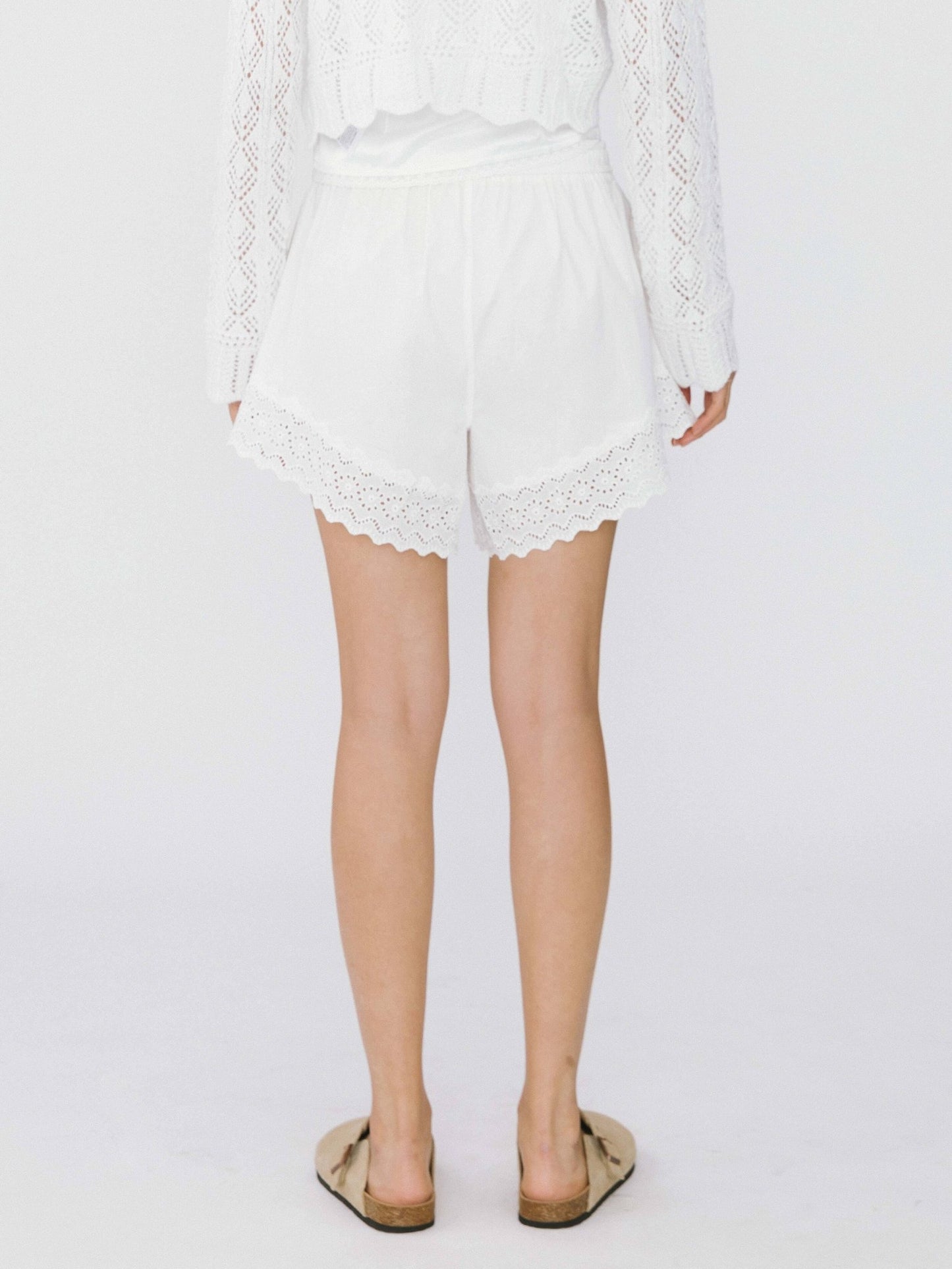 Casual Lace 100% Cotton Shorts - MarramTrading.com