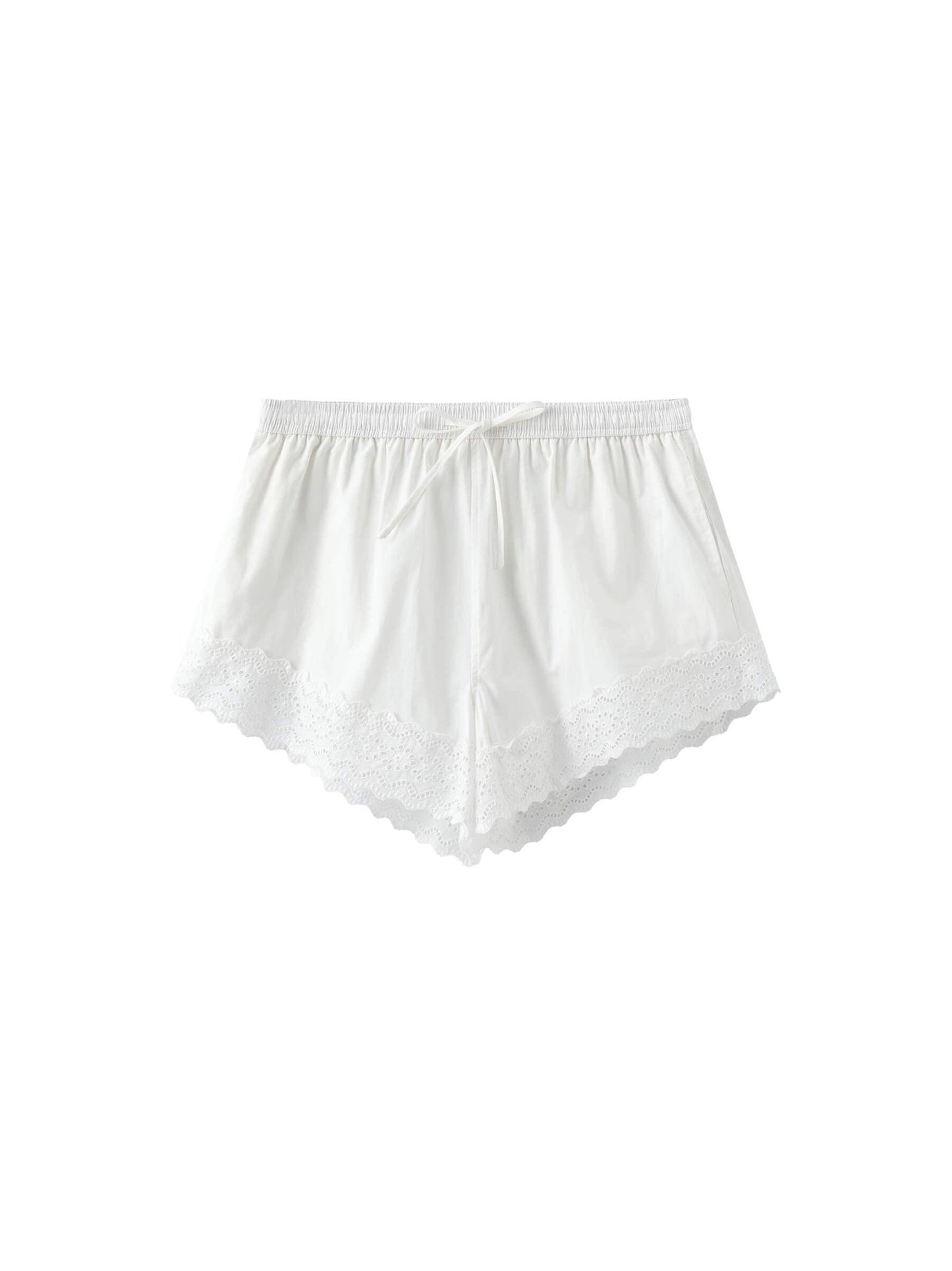 Casual Lace 100% Cotton Shorts - MarramTrading.com