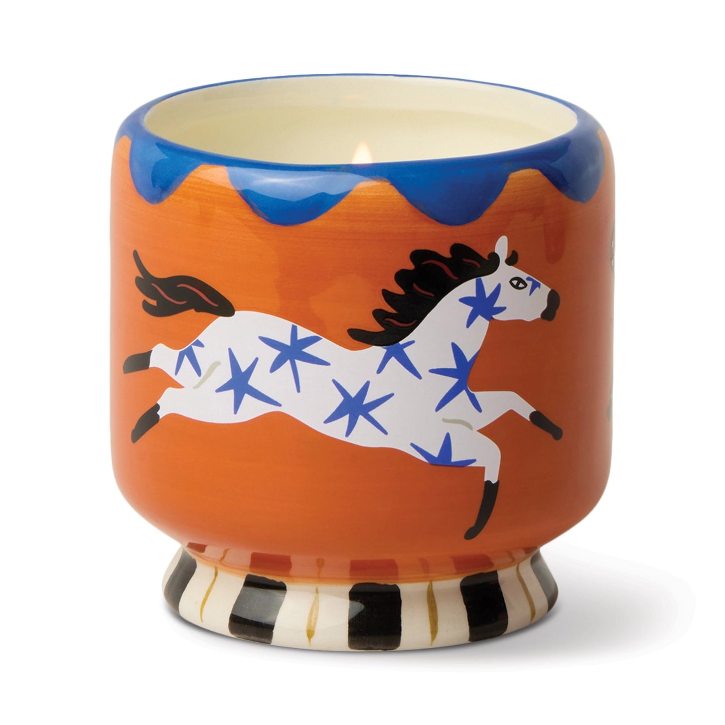 A Dopo Horse Ceramic Candle - Seinna Sunset