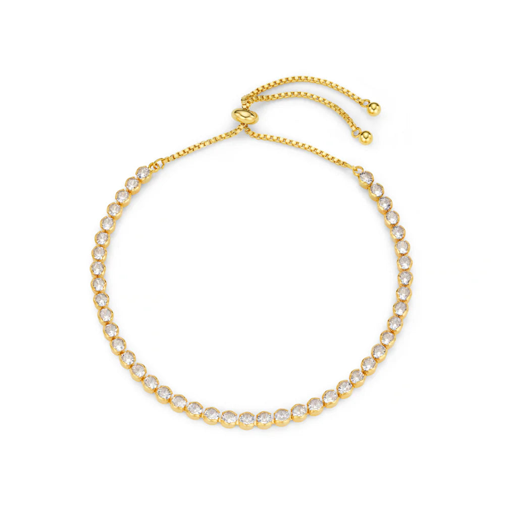 Crystal Tennis Slider Bracelet