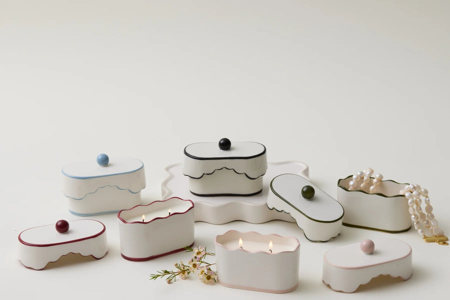 CHERIE CERAMIC DISH CANDLE - BLACK - BLACK FIG & OLIVE - MarramTrading.com