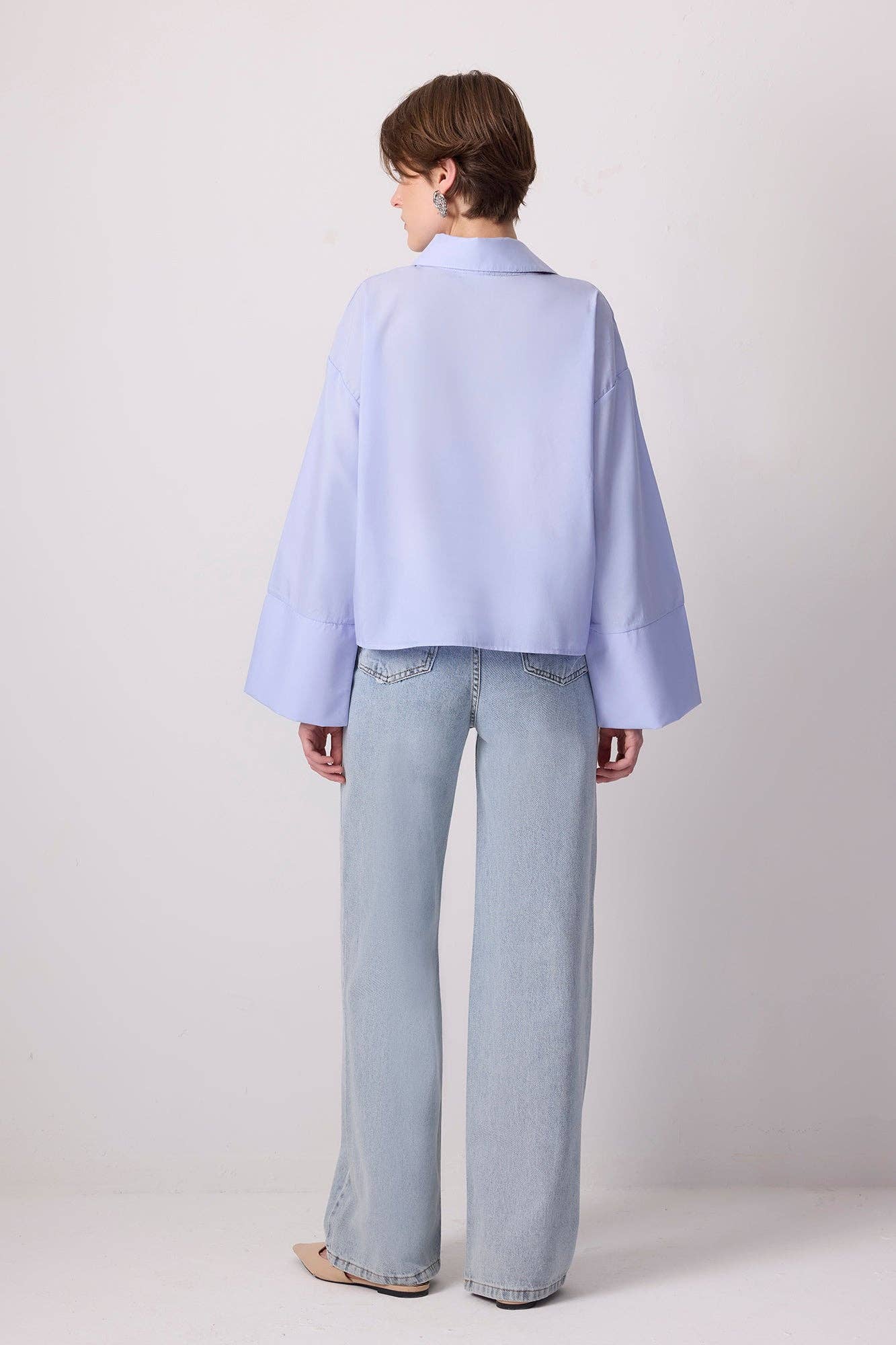 COTTON SHIRT WITH BOW DETAIL - MarramTrading.com