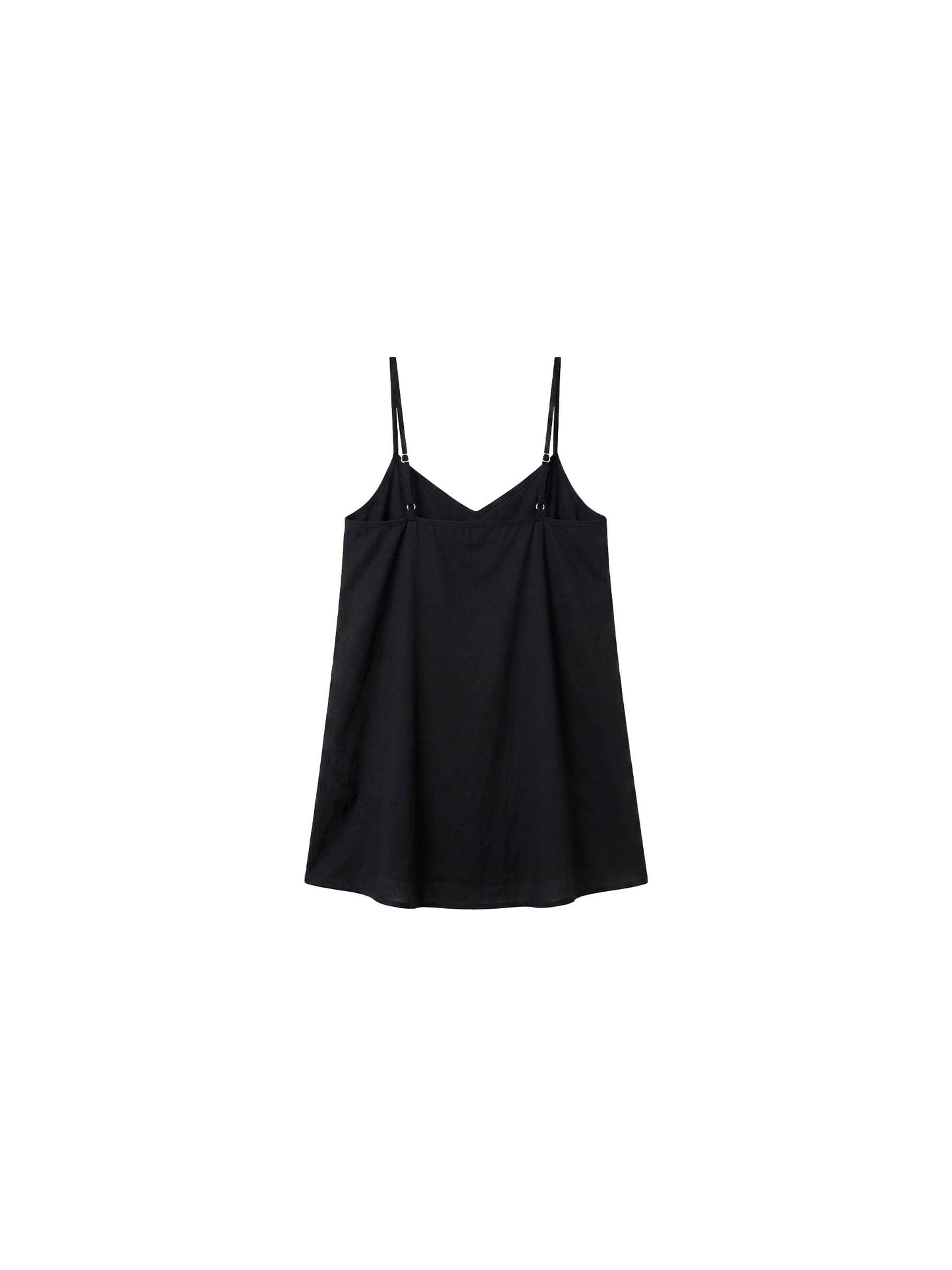 Lyocell-Blend V-Neck Pleated Camisole