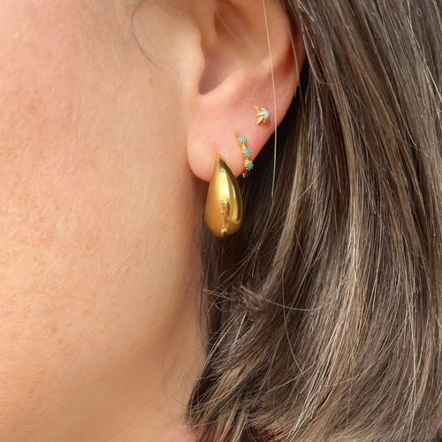 Everyday Gold Droplet Earrings - MarramTrading.com