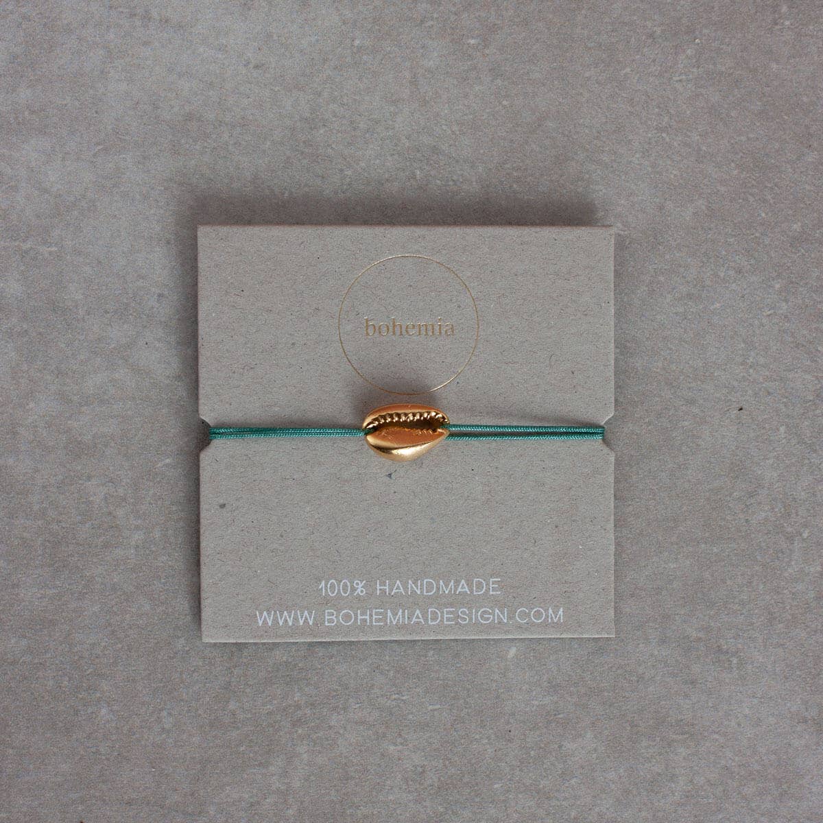 Gold Cowrie Shell Bracelets, Assorted Colours - MarramTrading.com