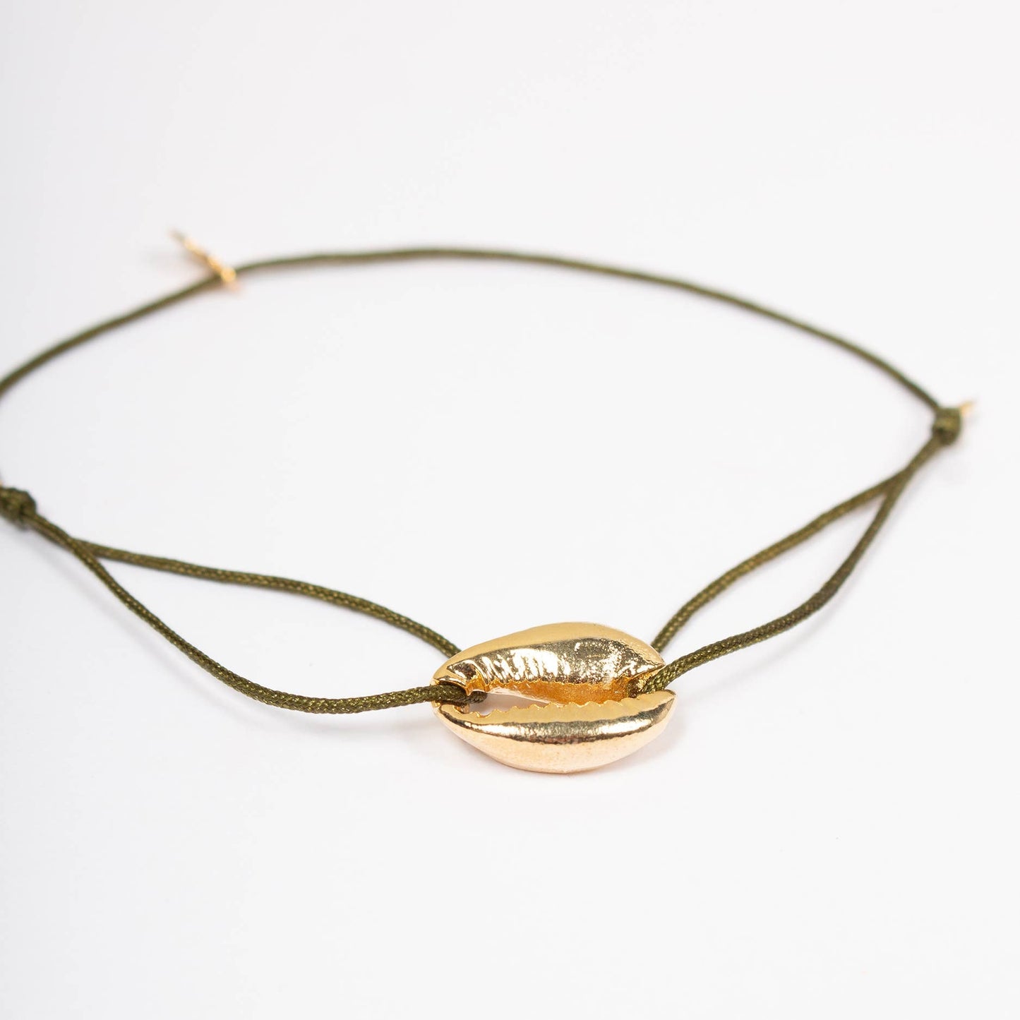 Gold Cowrie Shell Bracelets, Assorted Colours - MarramTrading.com