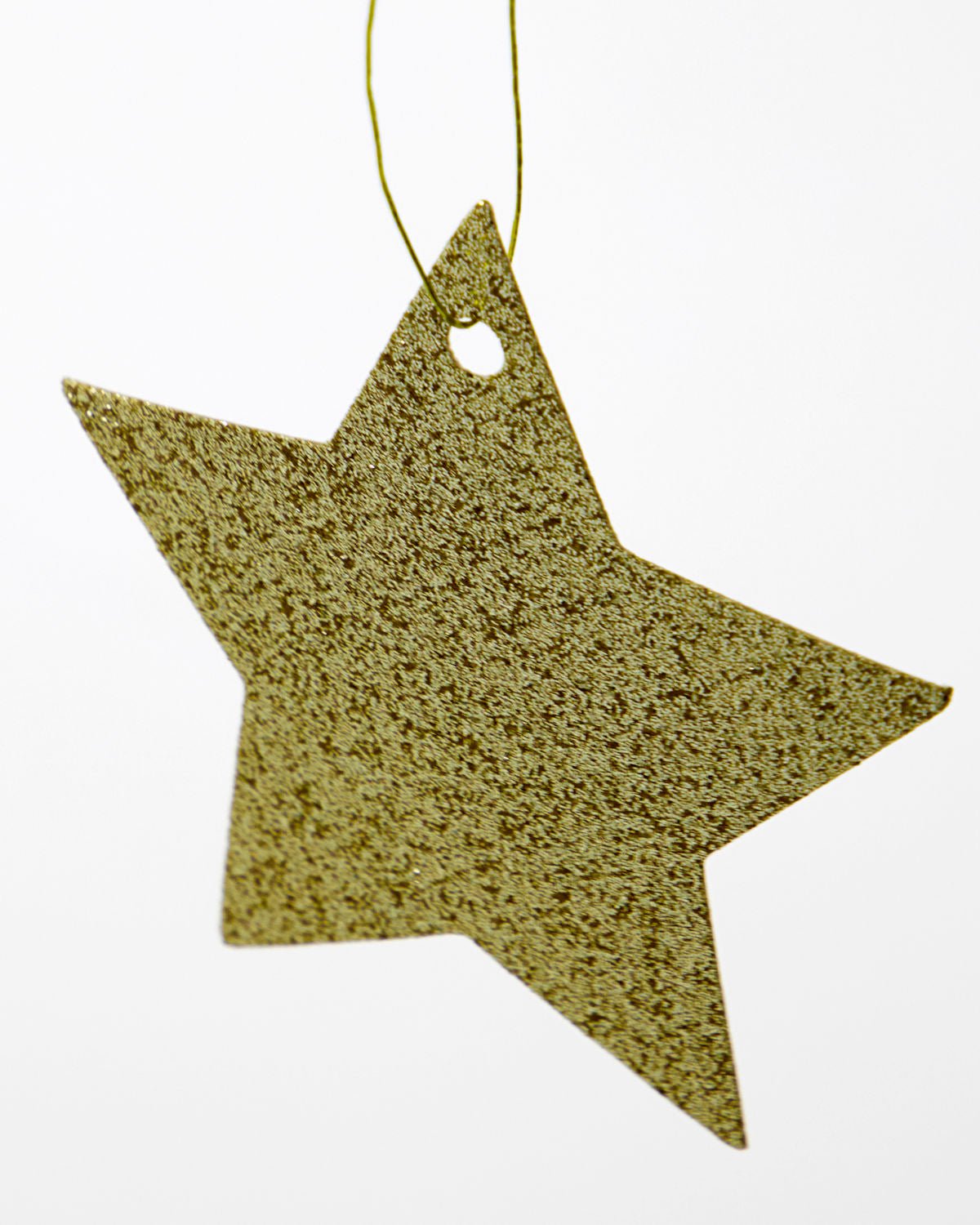 Gold Glitter Star Gift Tags Pack of 12 - MarramTrading.com