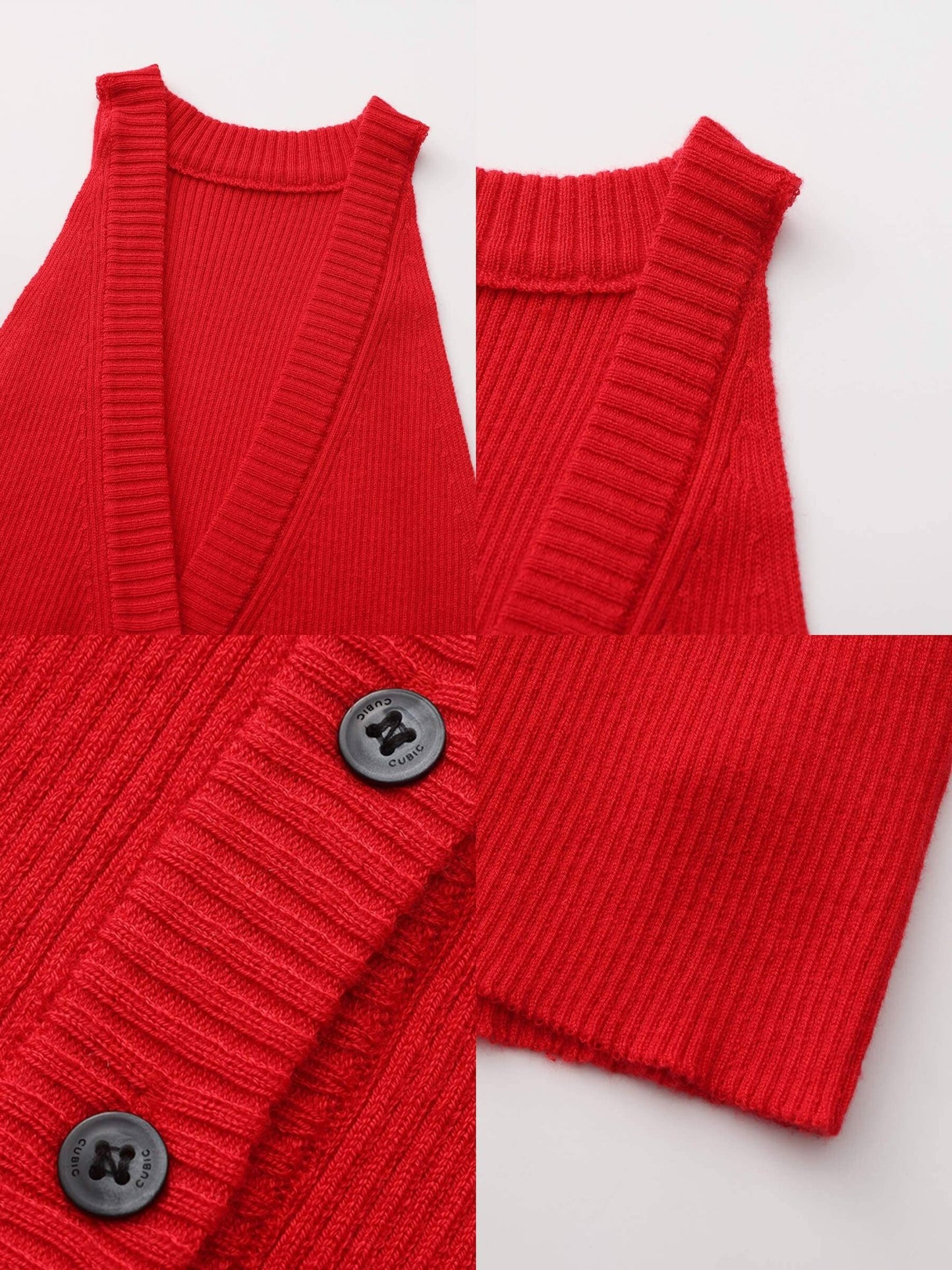 Halter Neck Off - Shoulder Cardigan Vest - MarramTrading.com