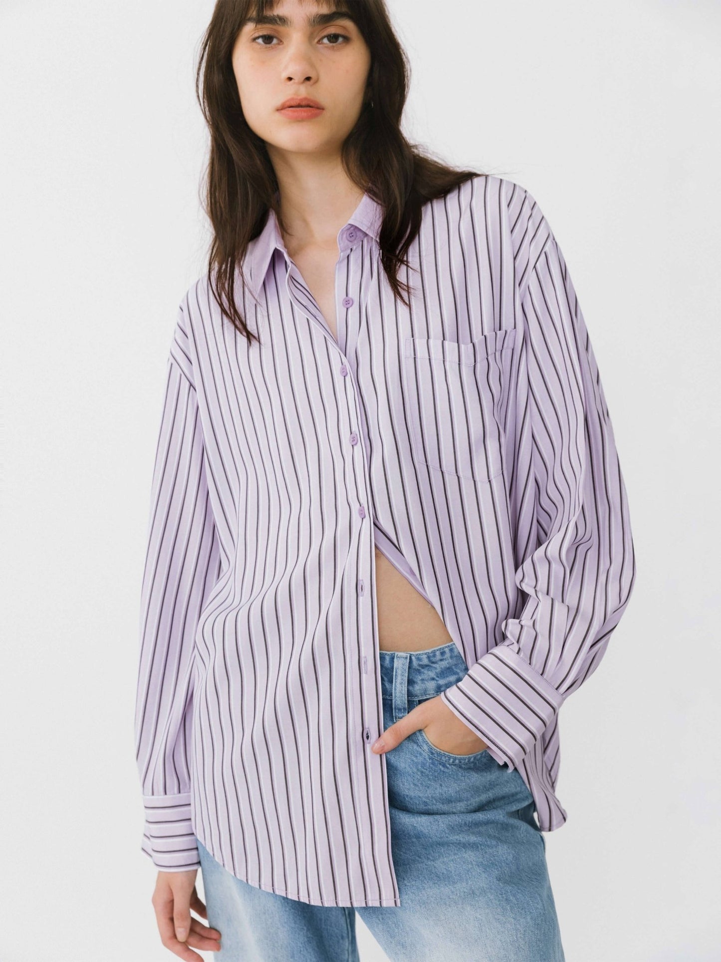 Long Pinstripe Shirt - MarramTrading.com