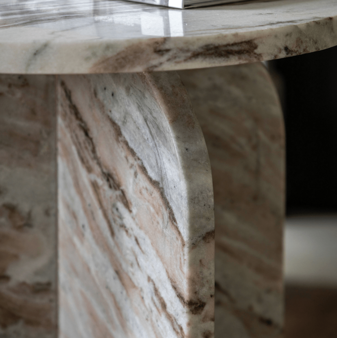 Marble Side Table - MarramTrading.com