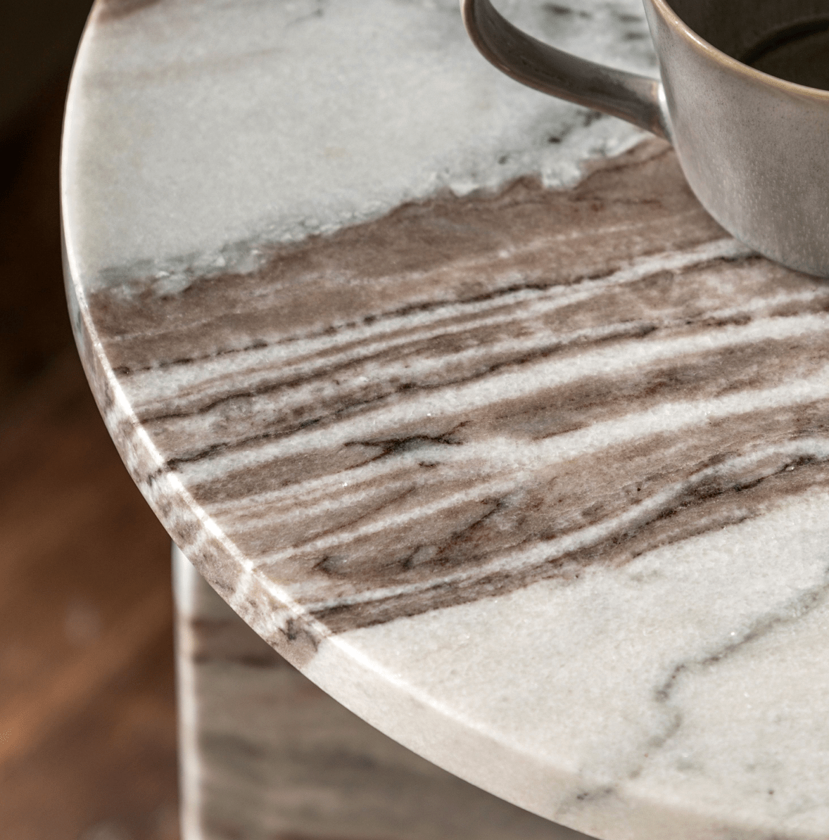 Marble Side Table - MarramTrading.com