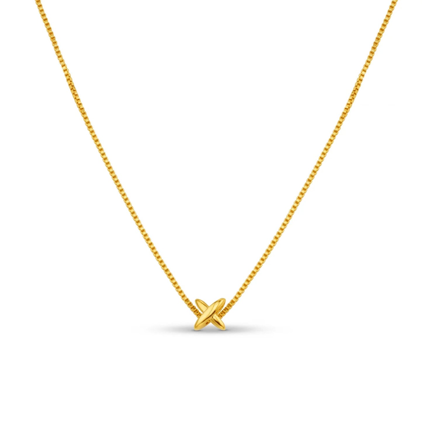 Mini Cross Fine Collar Necklace - MarramTrading.com