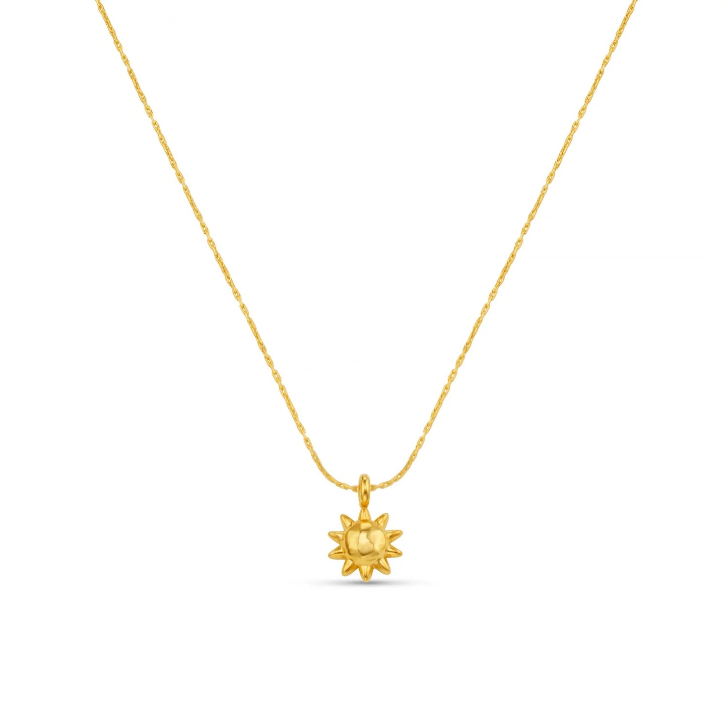 Mini Molten Sun Collar Necklace - MarramTrading.com