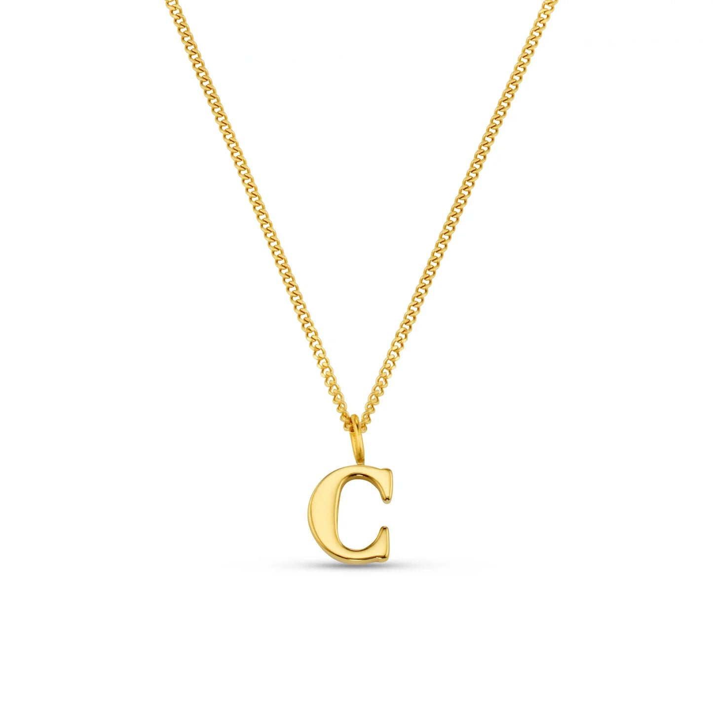 LUXE C Initial Necklace