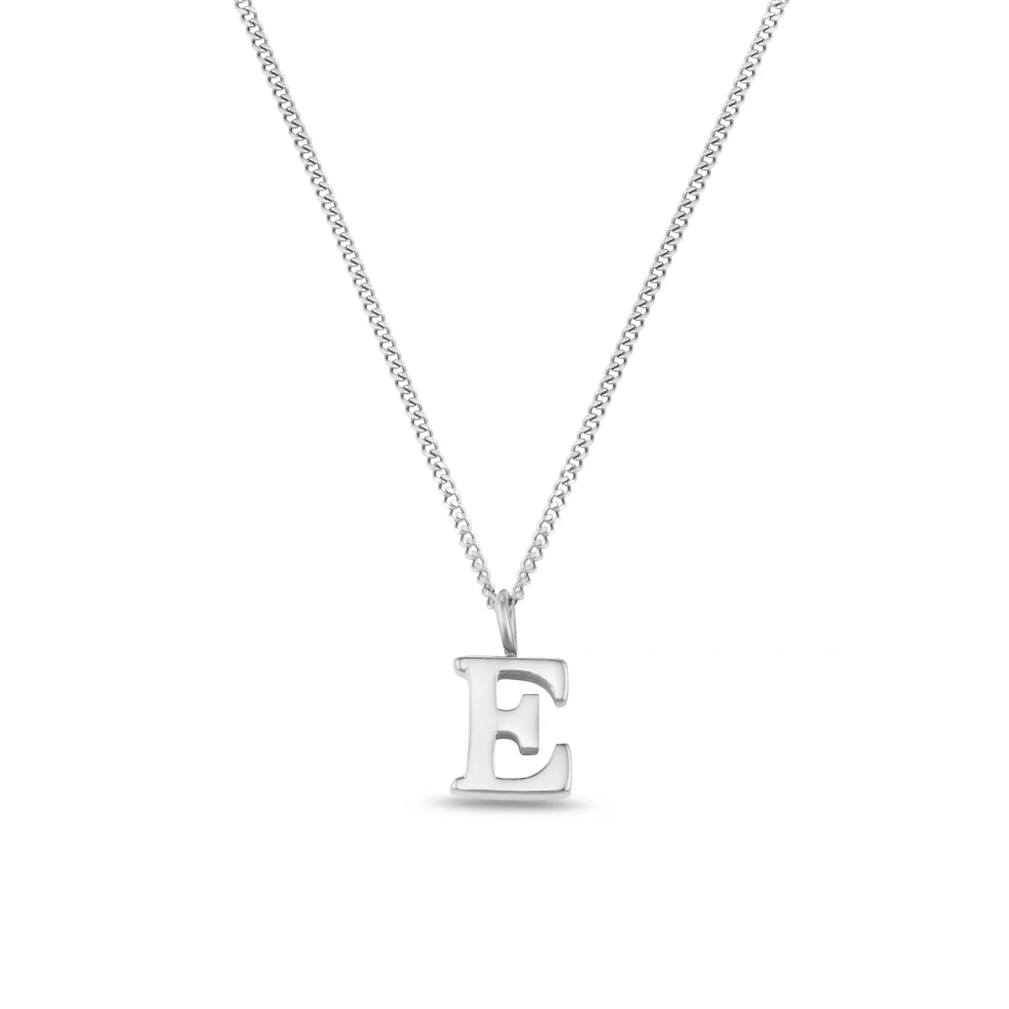 LUXE E Initial Necklace