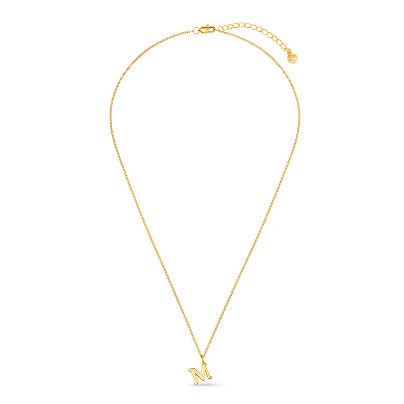 LUXE M Initial Necklace