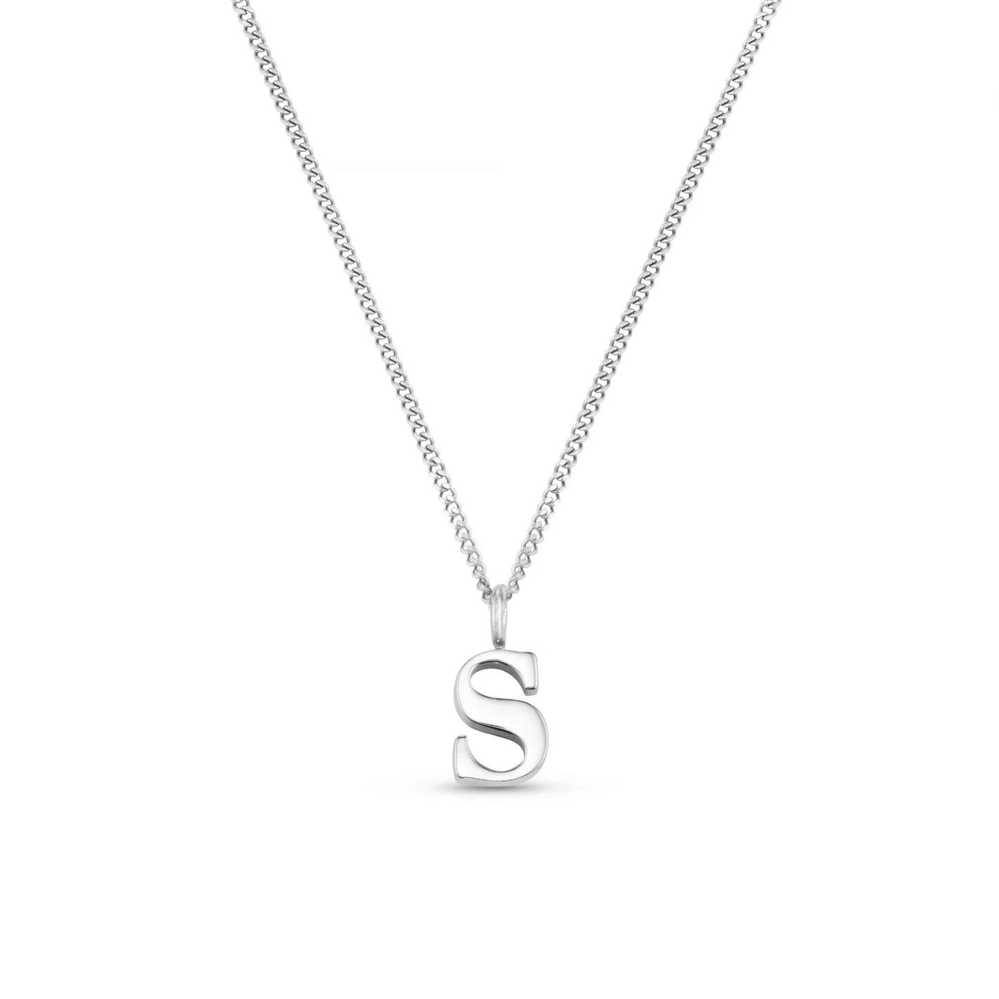 LUXE S Initial Necklace
