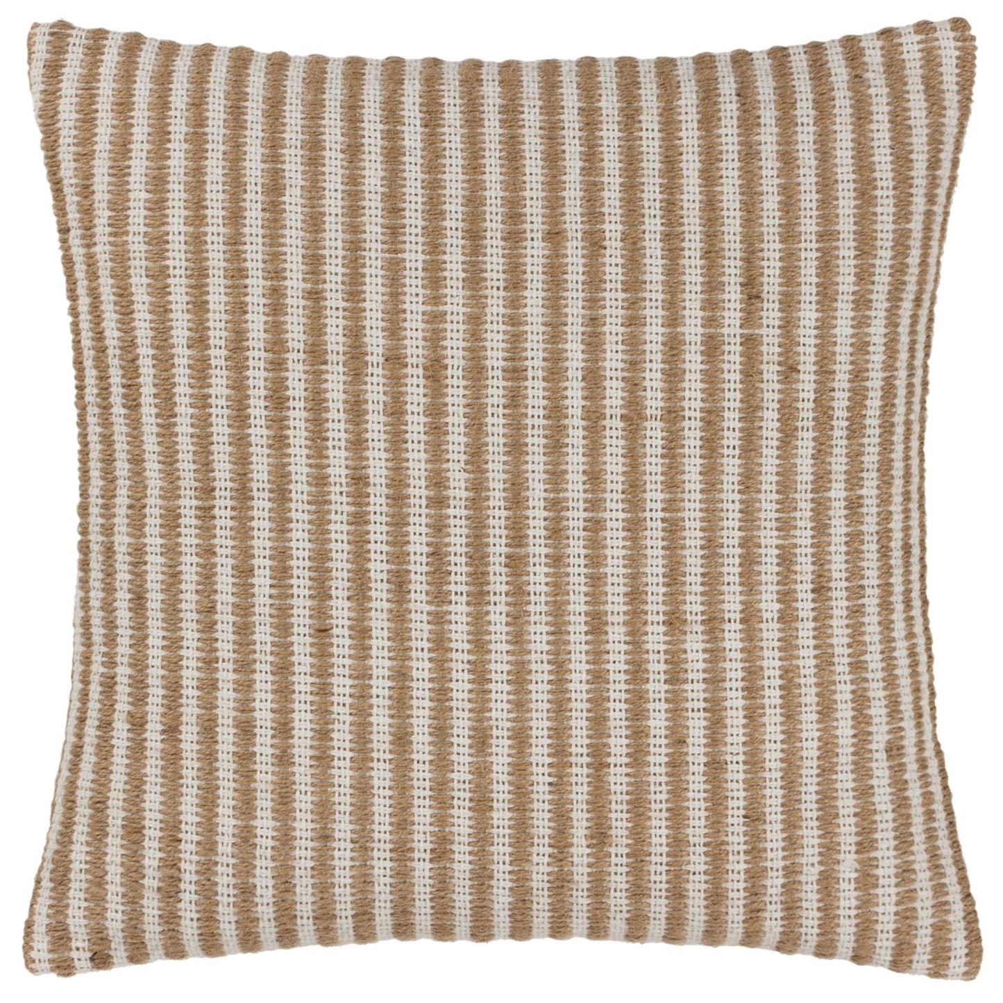 Organic Stripe Cushion Natural - MarramTrading.com