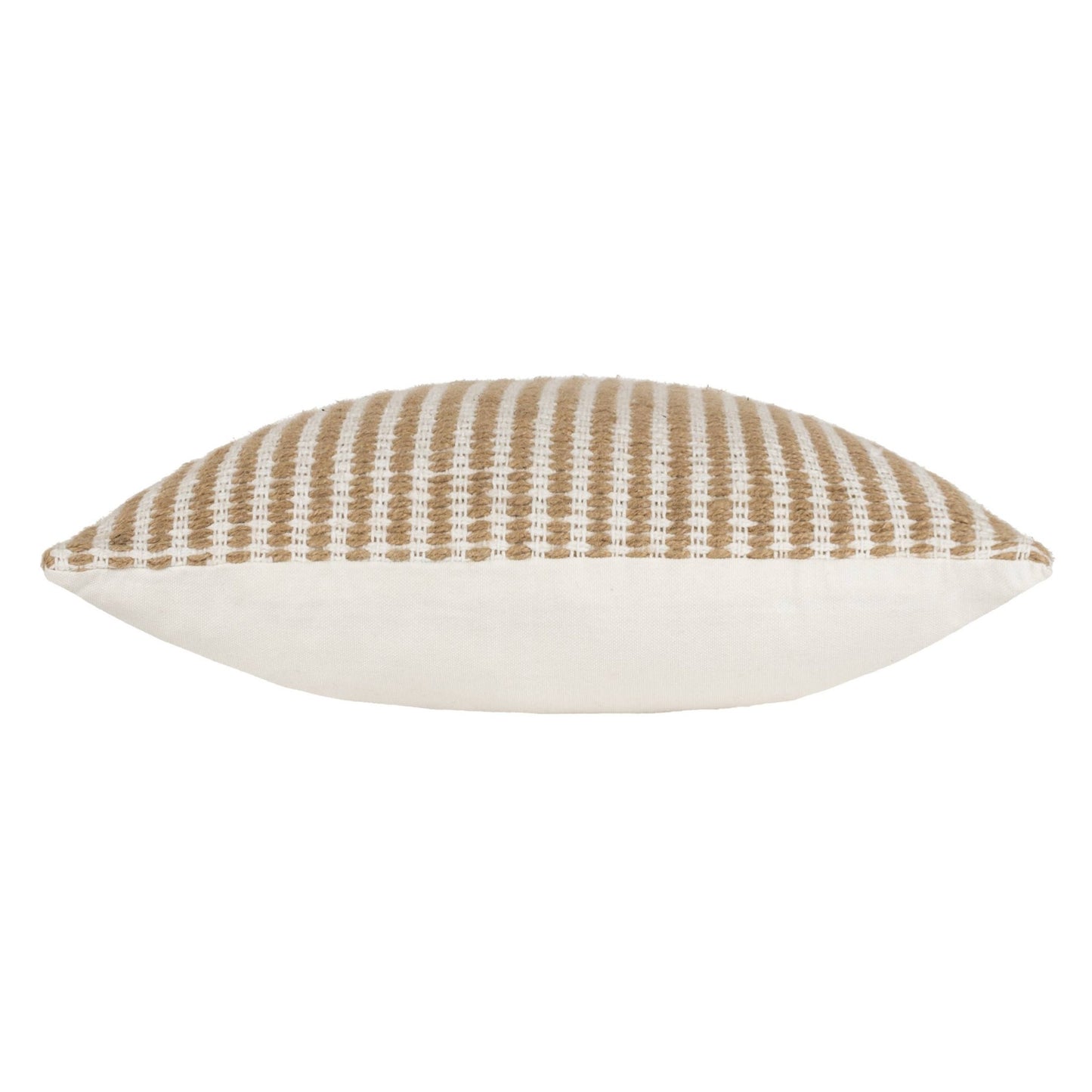 Organic Stripe Cushion Natural - MarramTrading.com