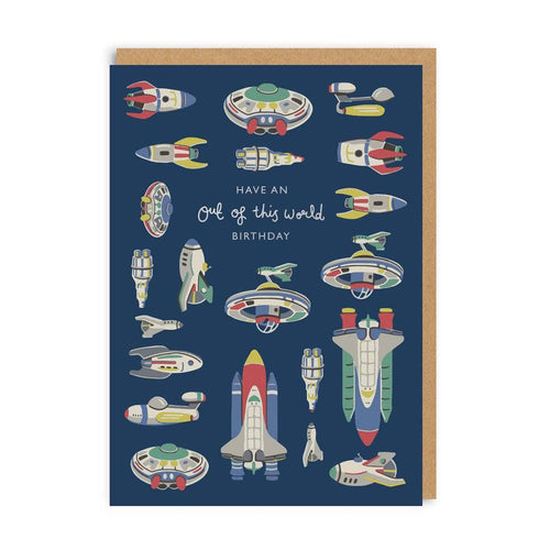 Out Of This World Birthday Cath Kidston Greeting Card - MarramTrading.com