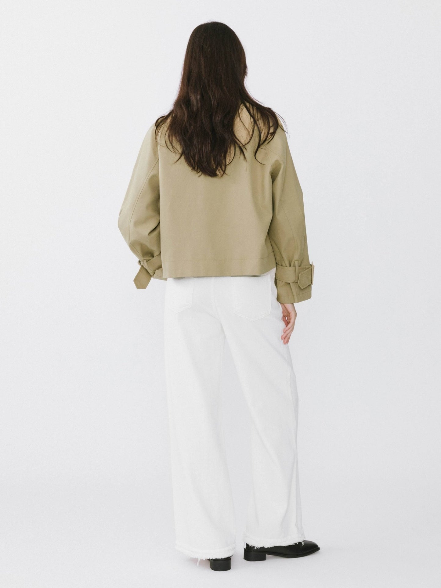 Overlay Cropped Trench Coat - MarramTrading.com
