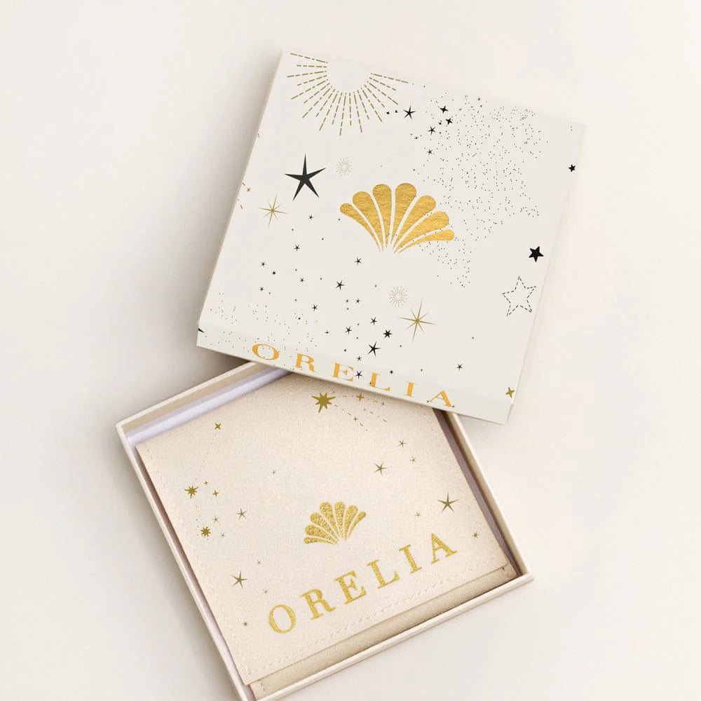 Crystal Starburst Micro Hoop Earring Gift Box