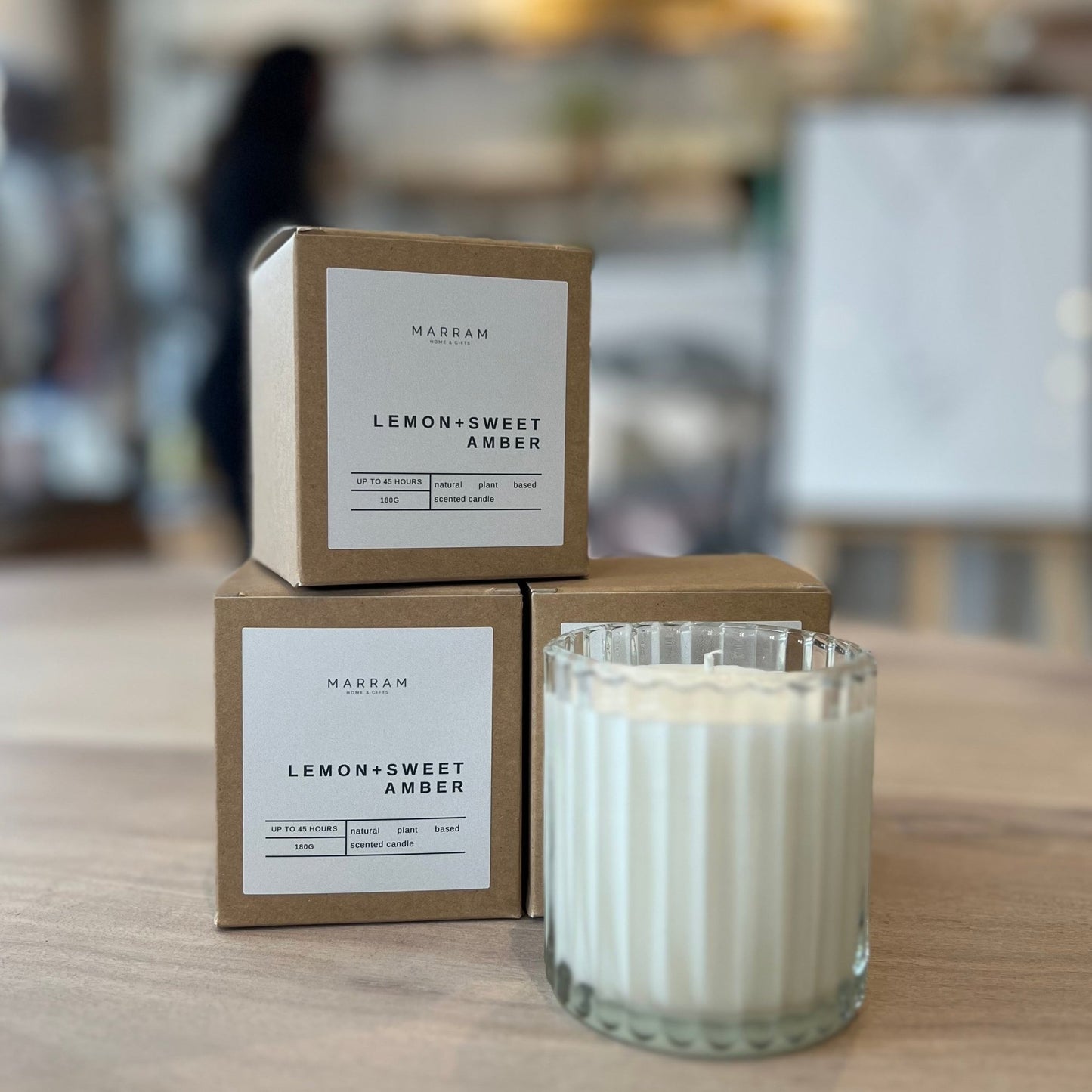 Ribbed Glass Candles by Marram - MarramTrading.com