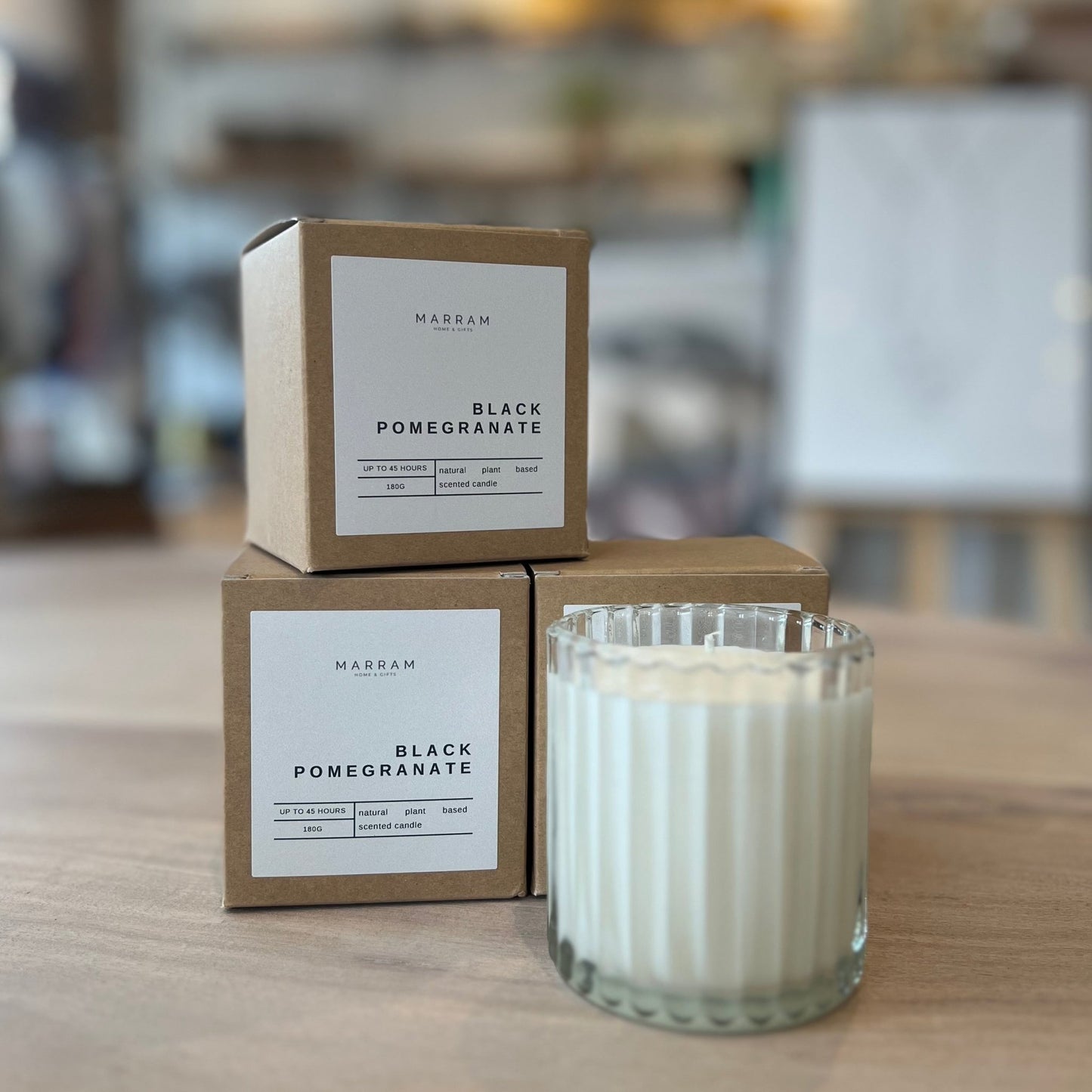 Ribbed Glass Candles by Marram - MarramTrading.com