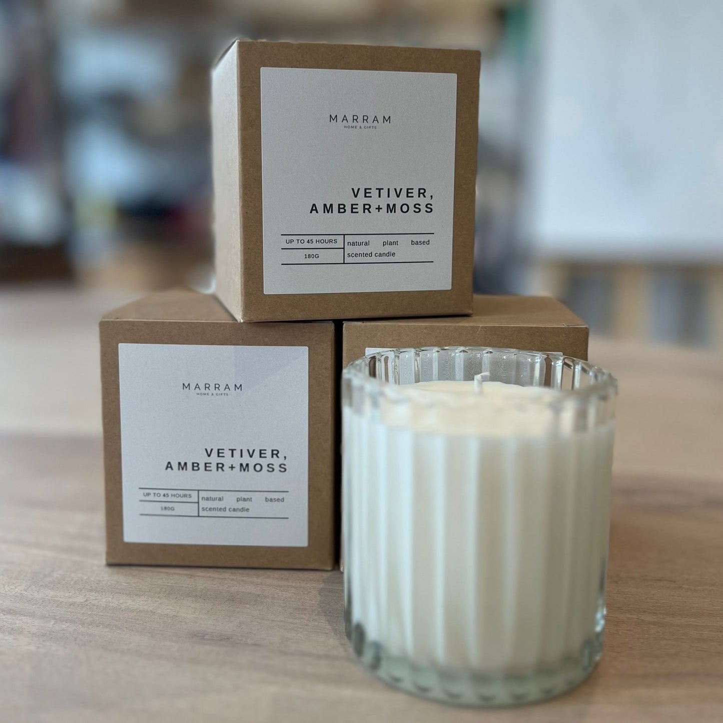 Ribbed Glass Candles by Marram - MarramTrading.com