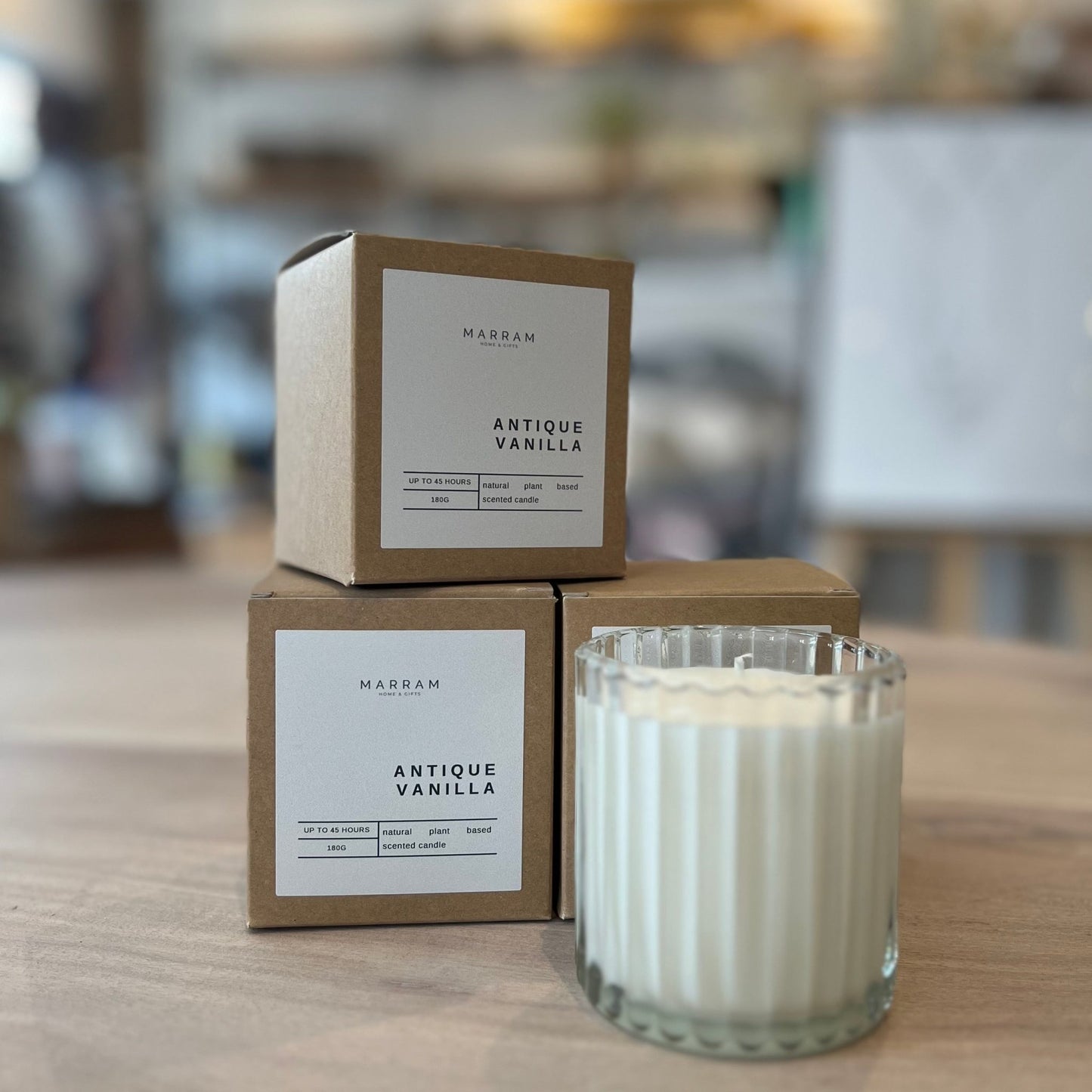 Ribbed Glass Candles by Marram - MarramTrading.com