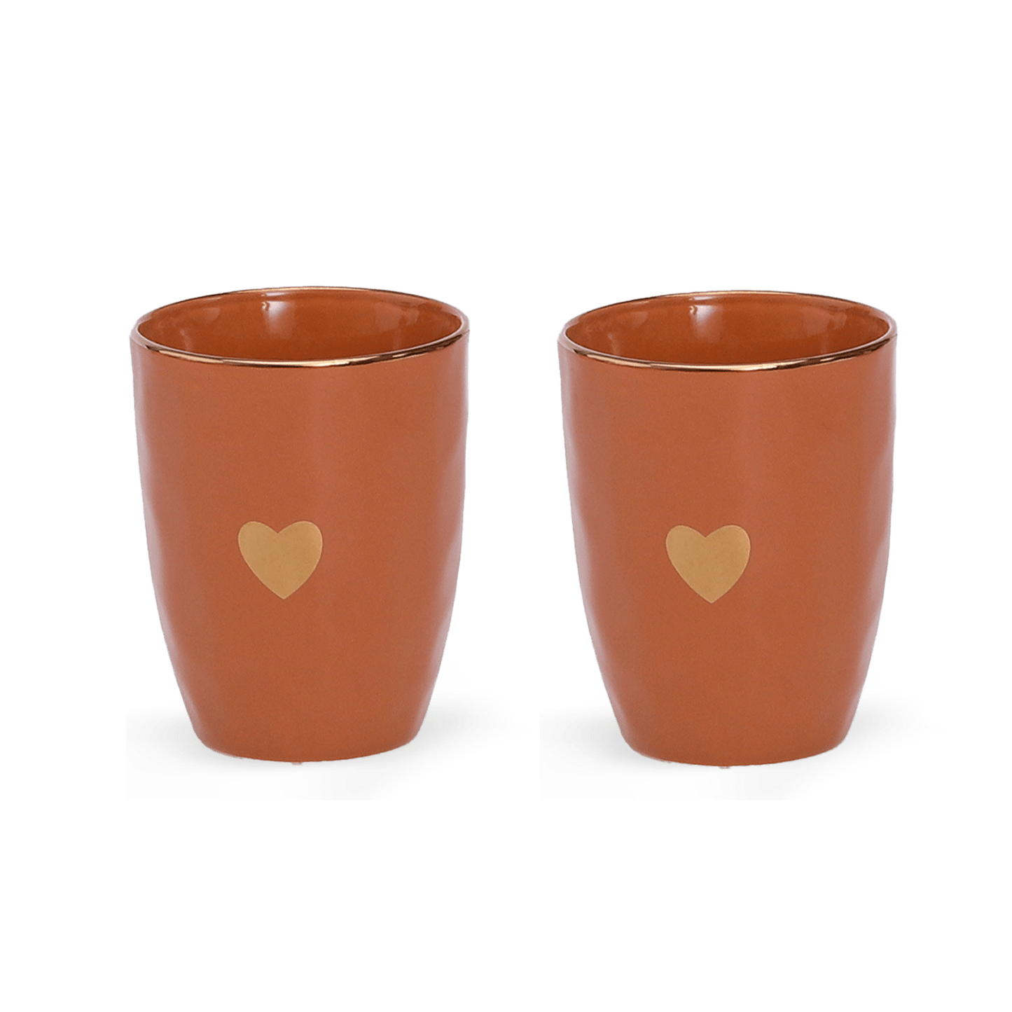 Set of 2 ochre morning cuddle tumblers - MarramTrading.com