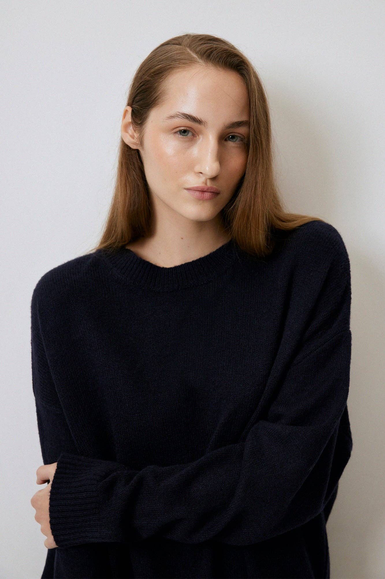 SOLID COLOUR OVERSIZE SWEATER - MarramTrading.com