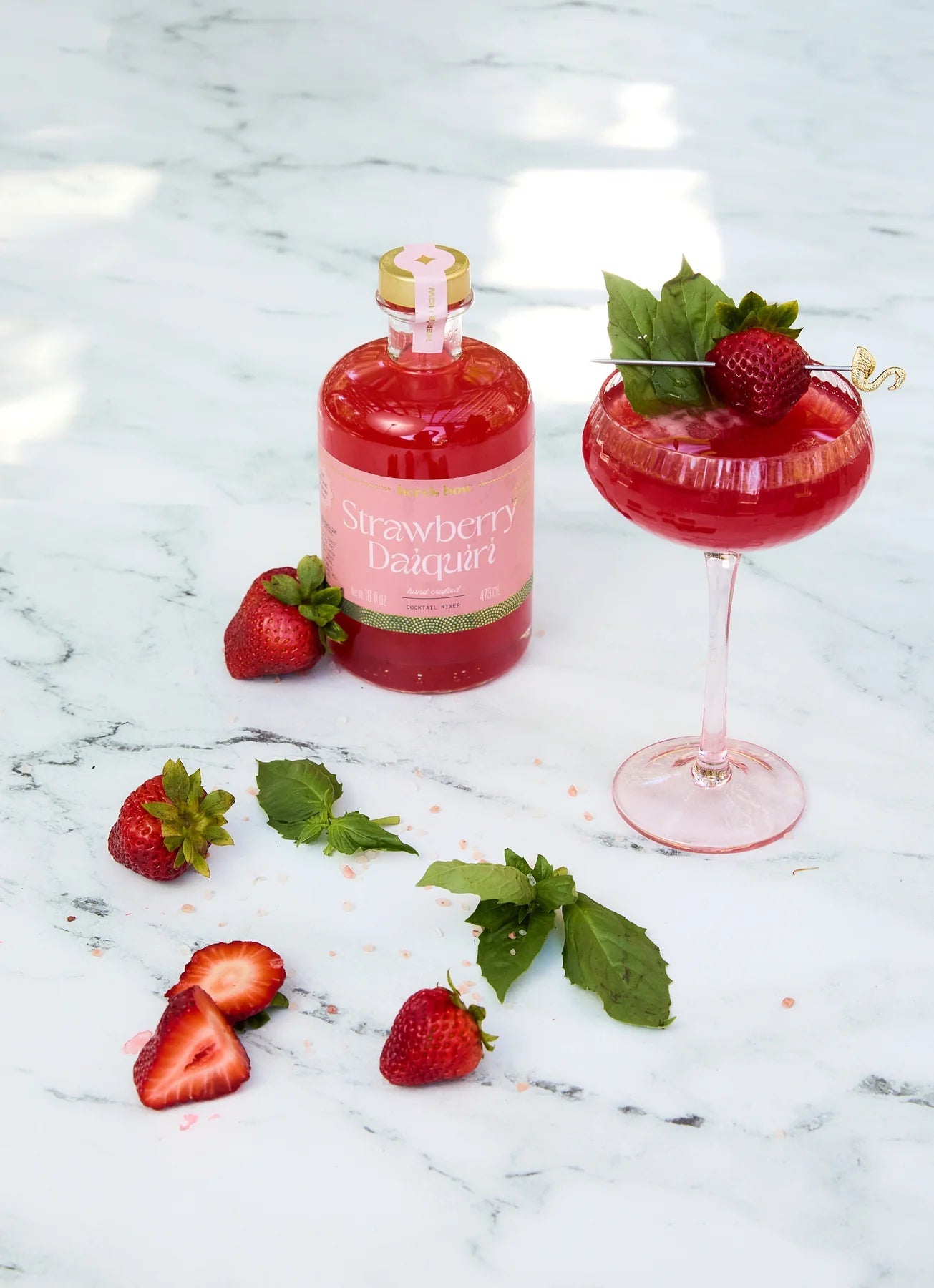 Strawberry Daiquiri Cocktail Mixer 500ml - MarramTrading.com