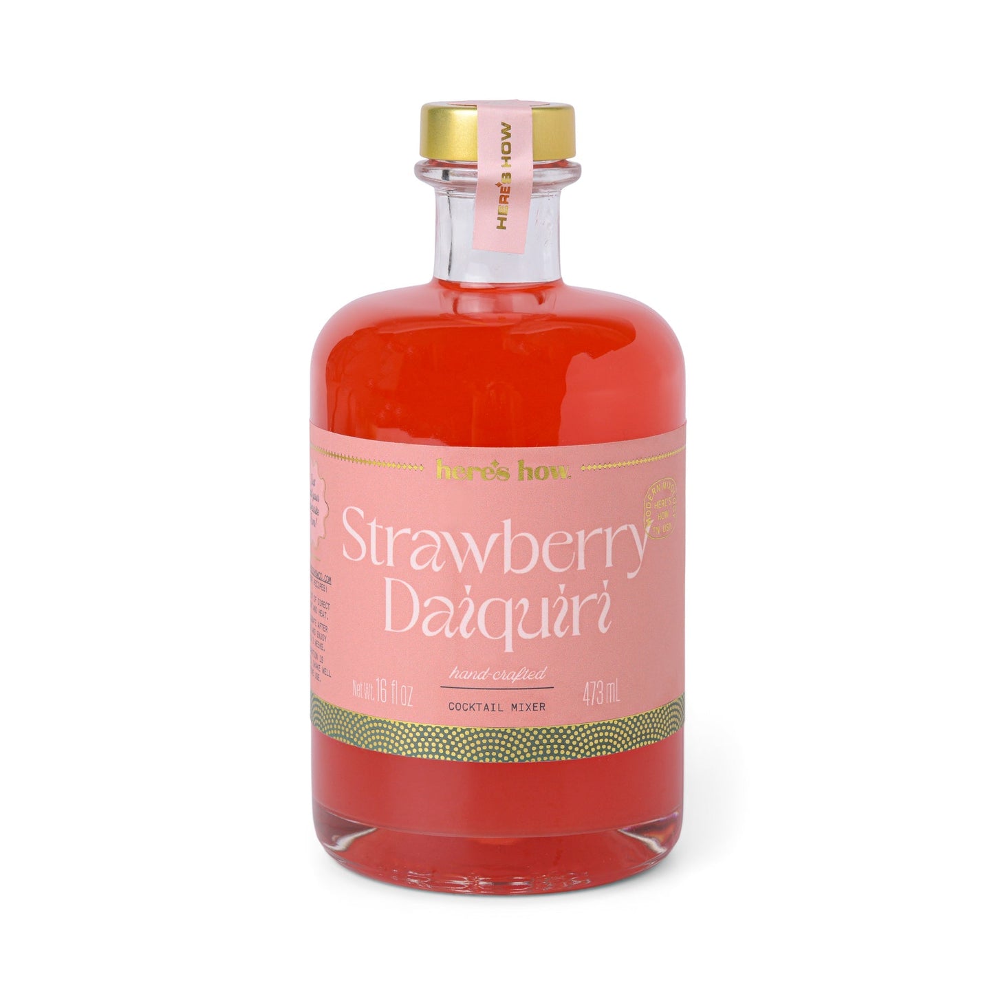 Strawberry Daiquiri Cocktail Mixer 500ml - MarramTrading.com